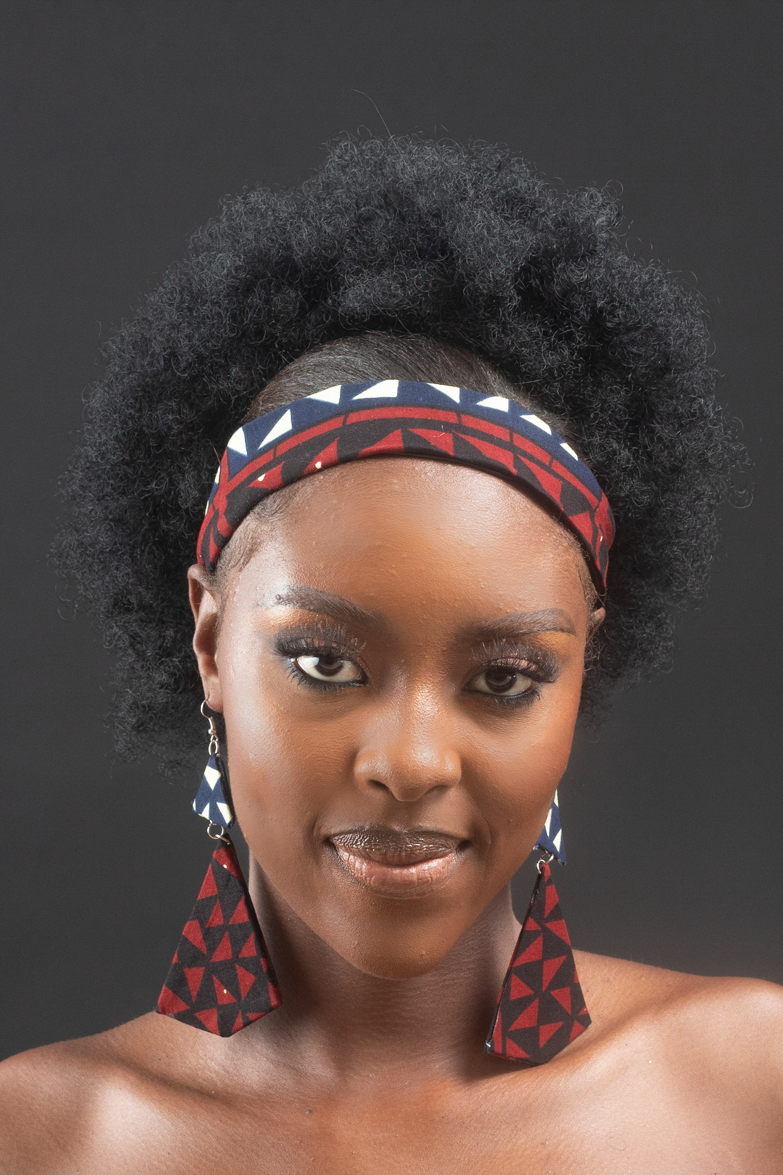 ADELOLA African Print Ankara Plain Headband