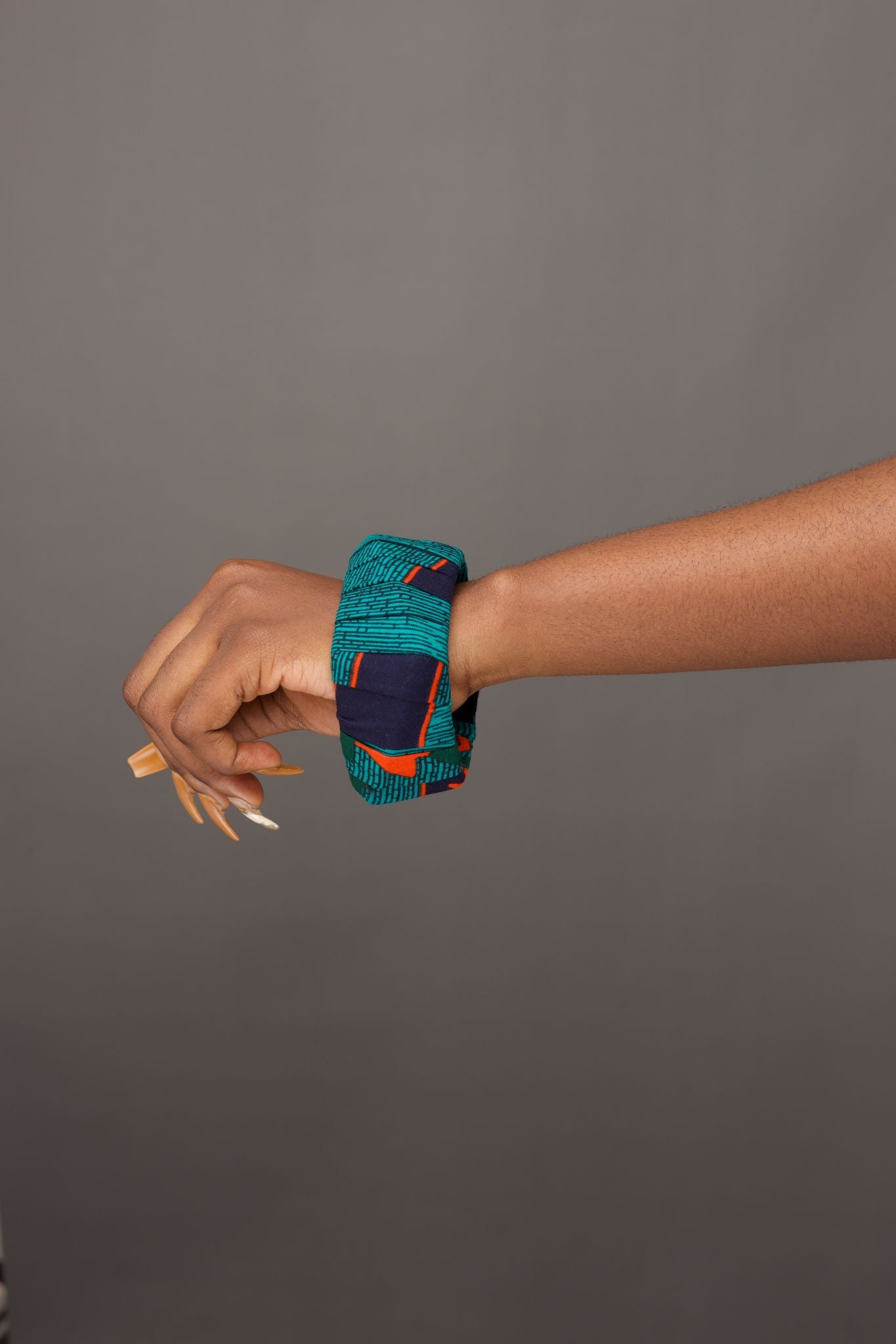 TELAZA African Print Ankara Square Bangle