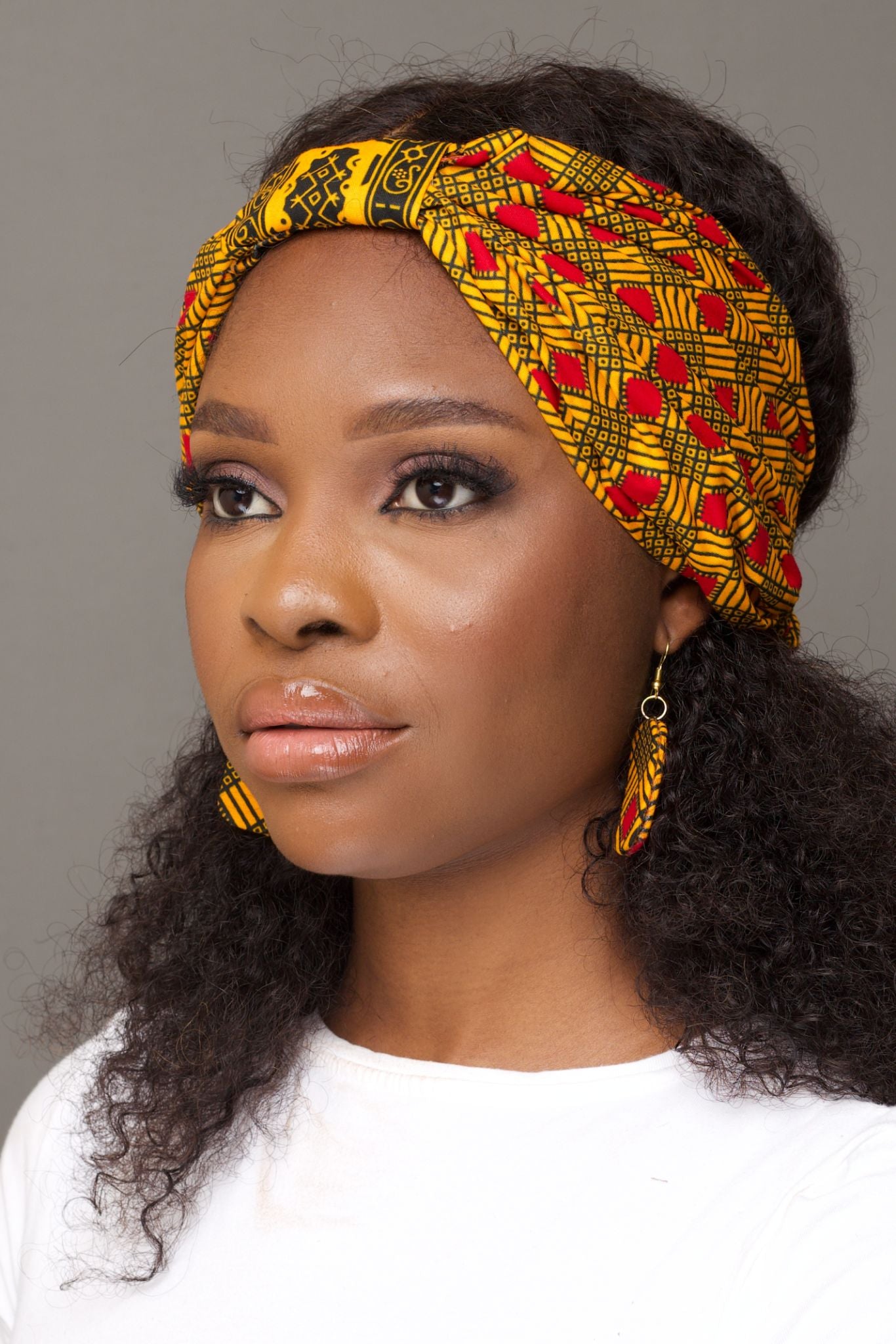 AYANDA Ankara Ribbon Turban Headband — African print headband by Naborhi