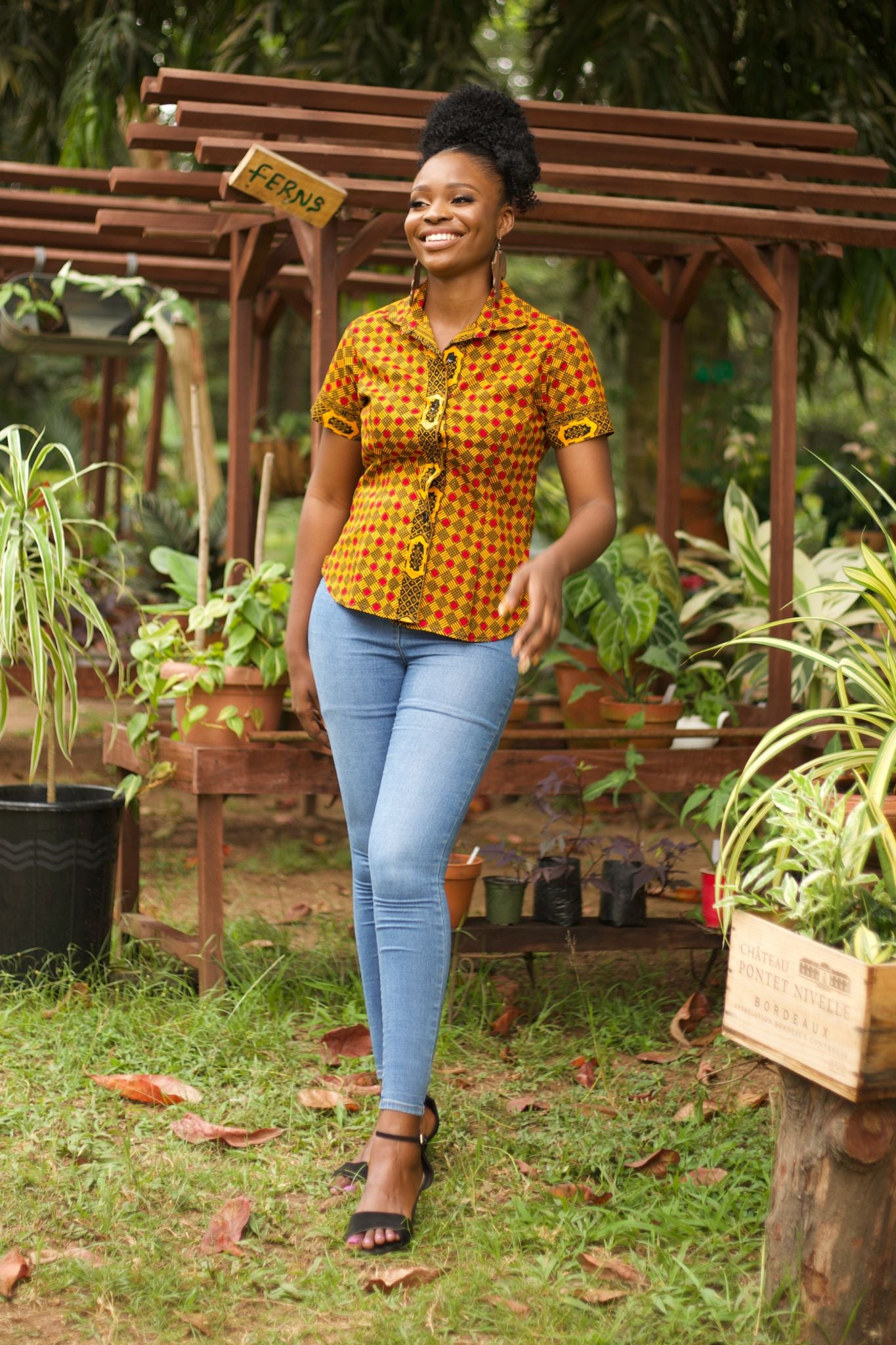 AYANDA African Print Ankara Shirt