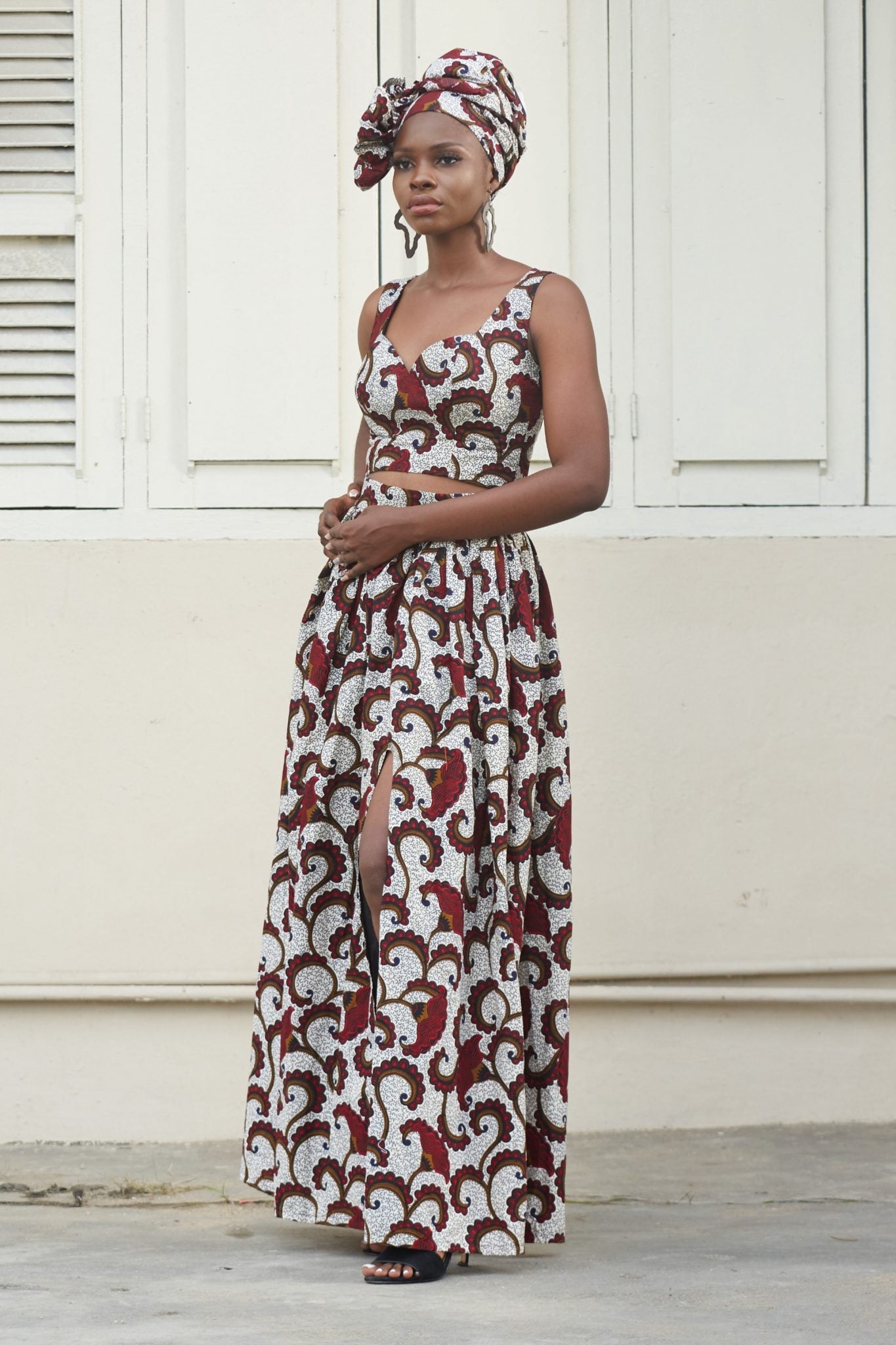 DAKARAI African Print Ankara Crop Top