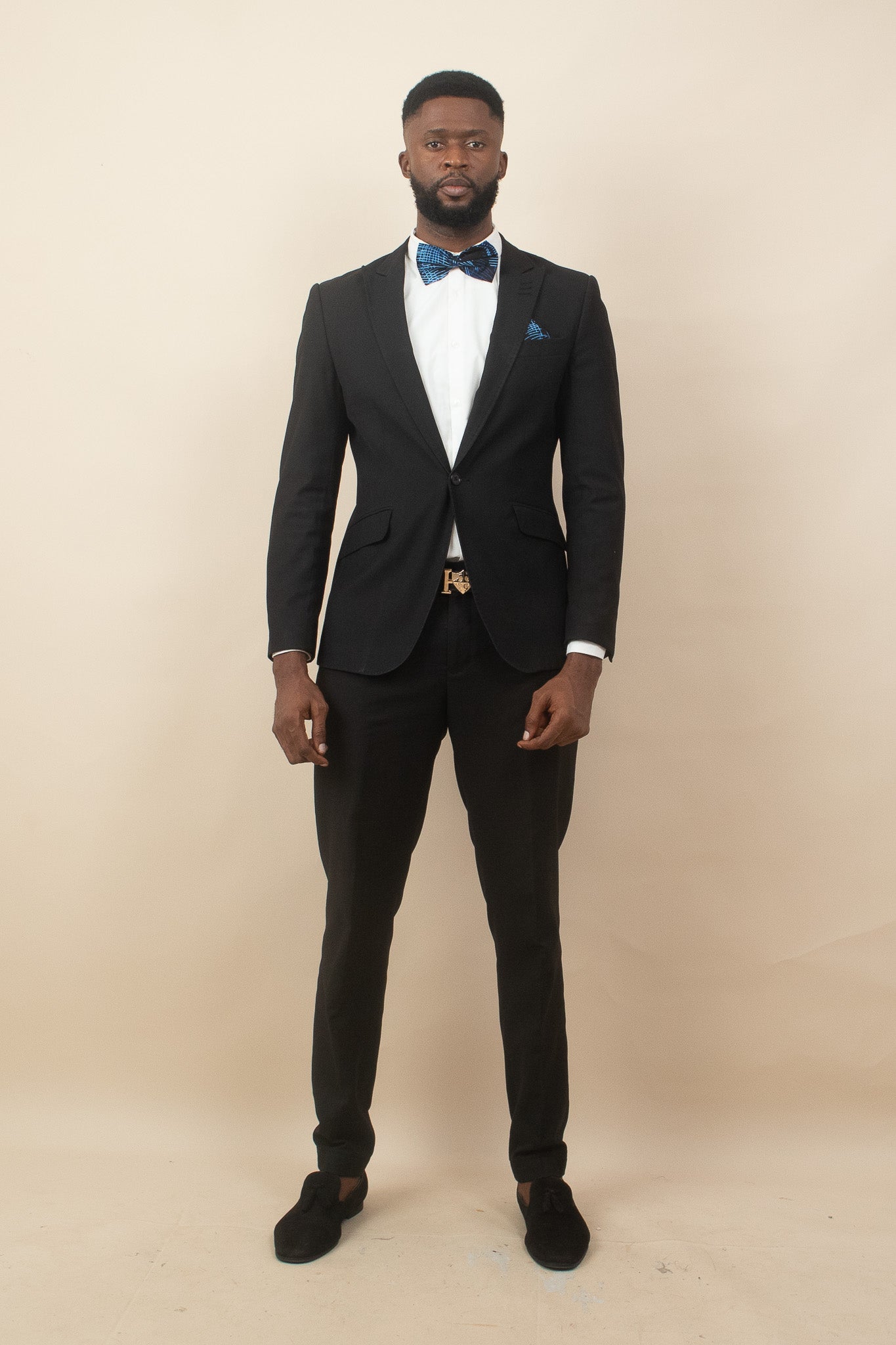 ALOHAN African Print Bow Tie