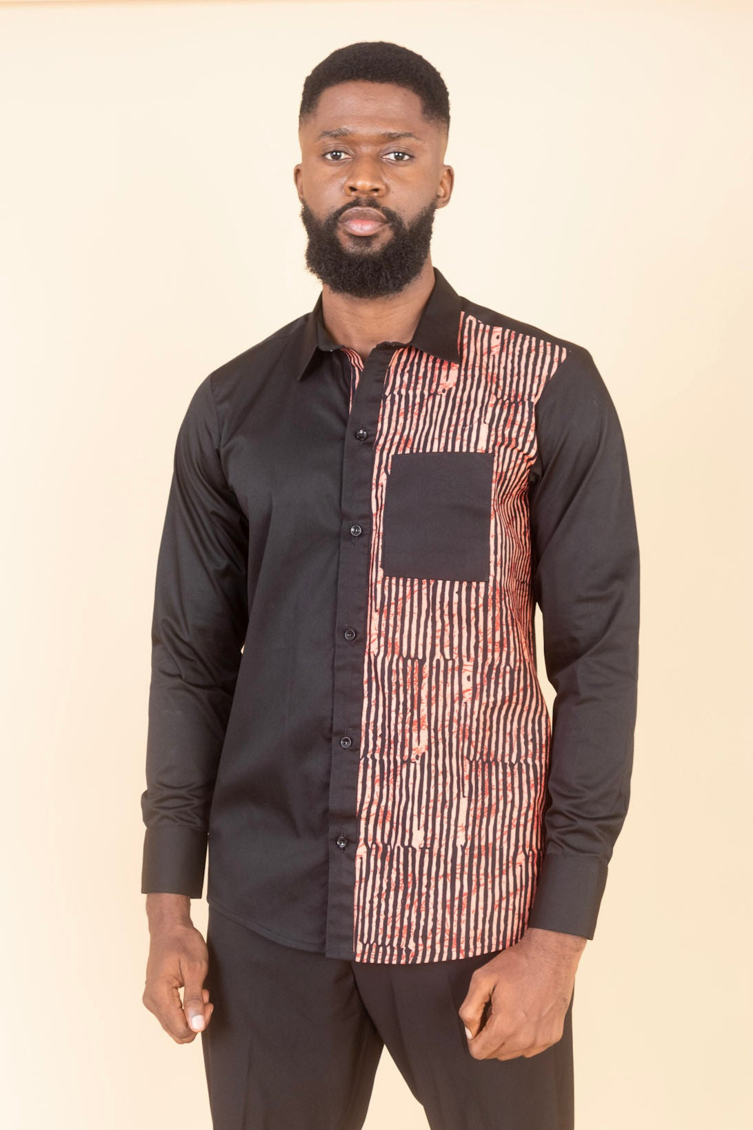 AMANI LONG SLEEVE – Ankara African Print Shirt