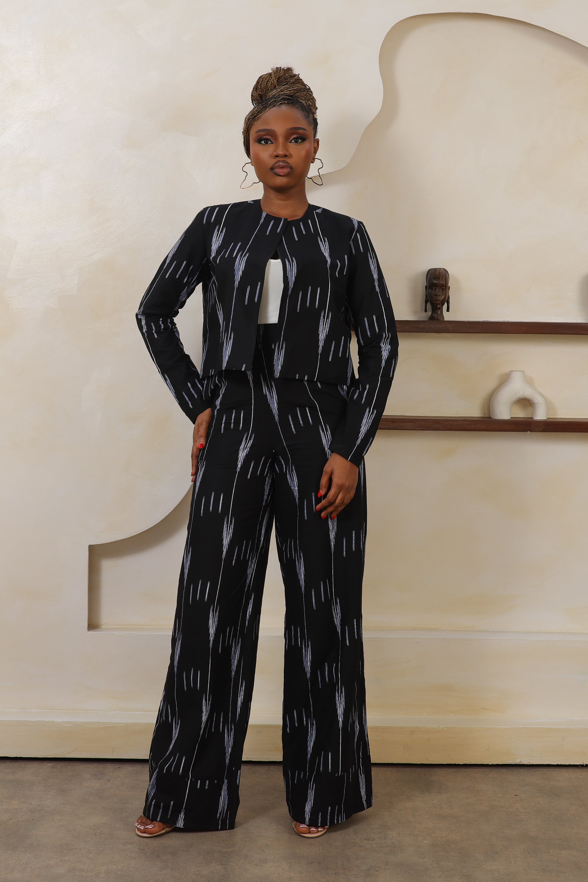 ARA Ikat Palazzo Trousers - Women