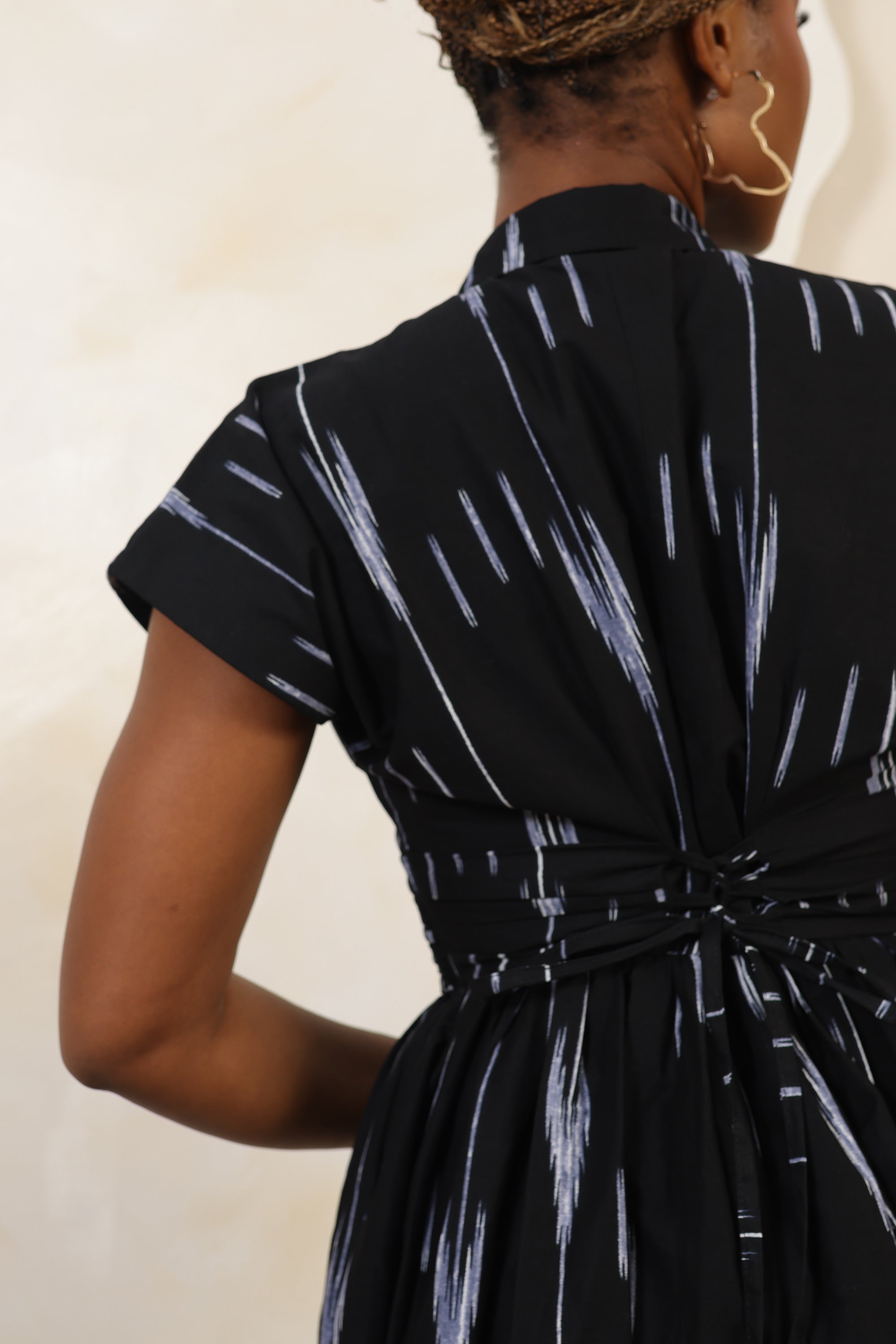 ARA Ikat Ruched-Waist Dress - Women