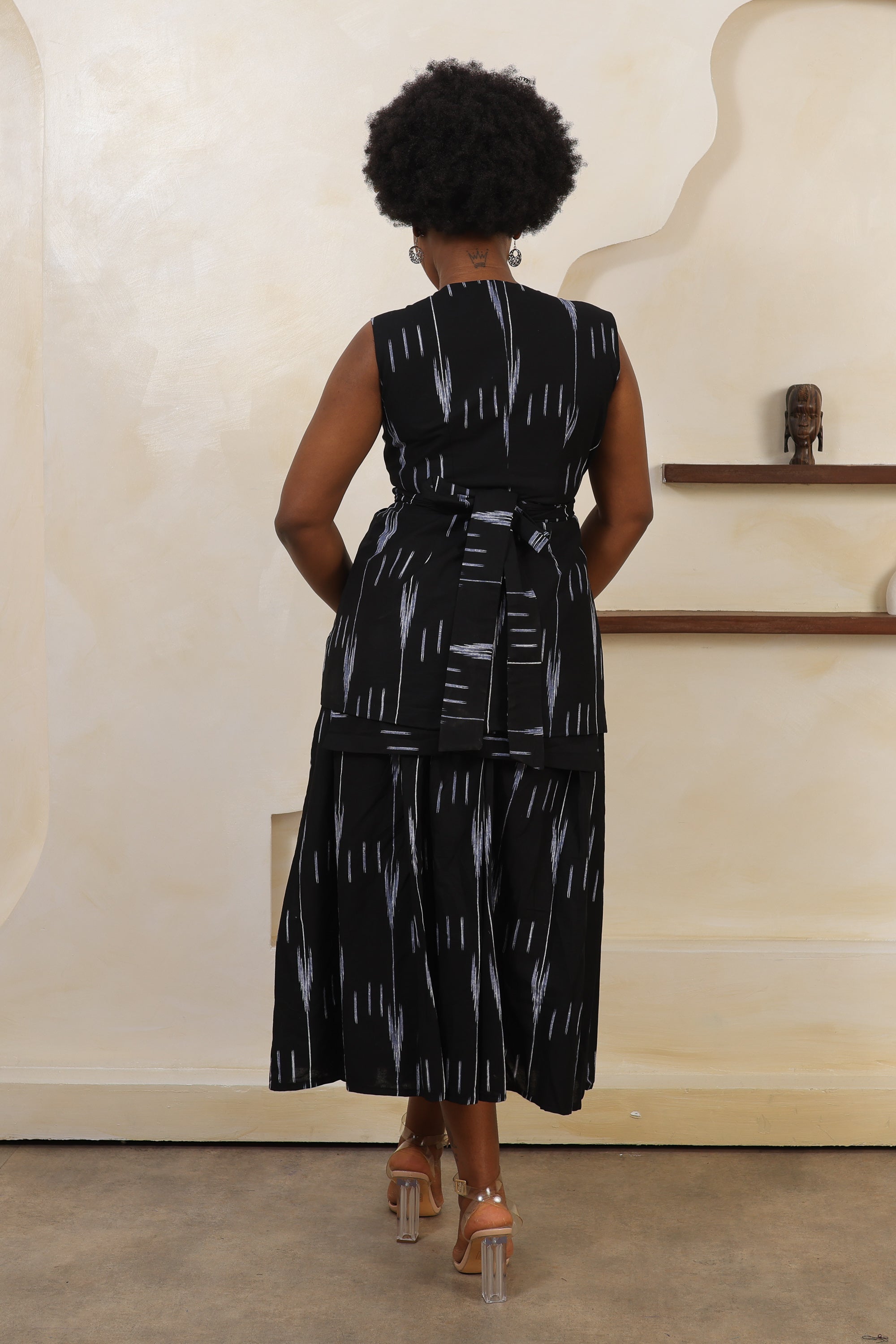 ARA Ikat Wrap Waistcoat - Women
