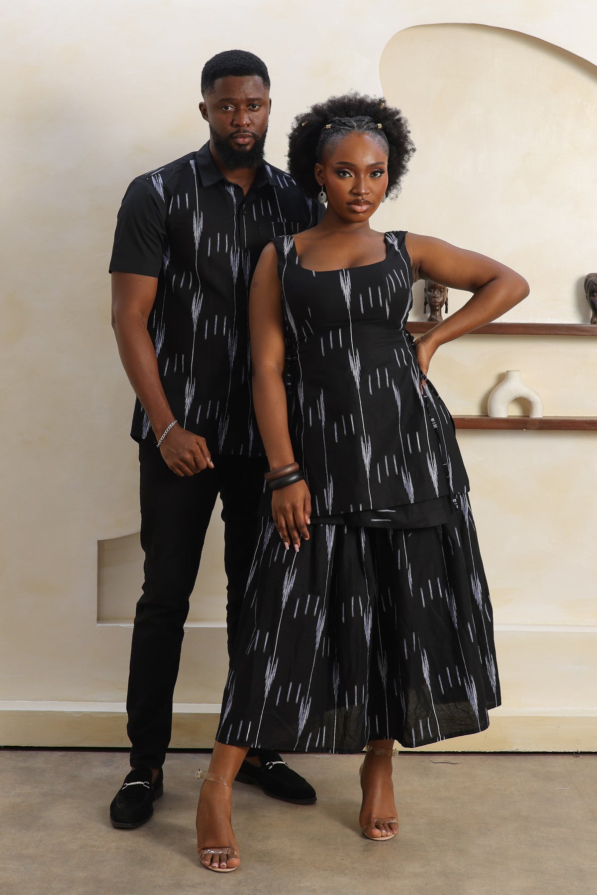 ARA Ikat Contrast Shirt - Men