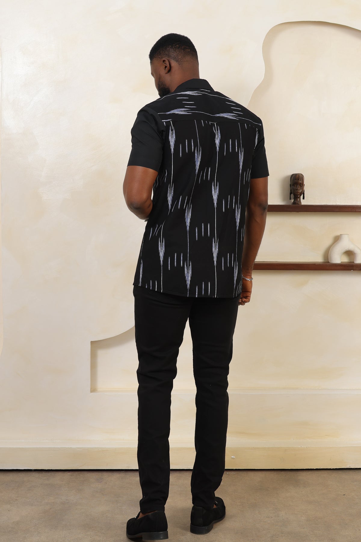 ARA Ikat Contrast Shirt - Men