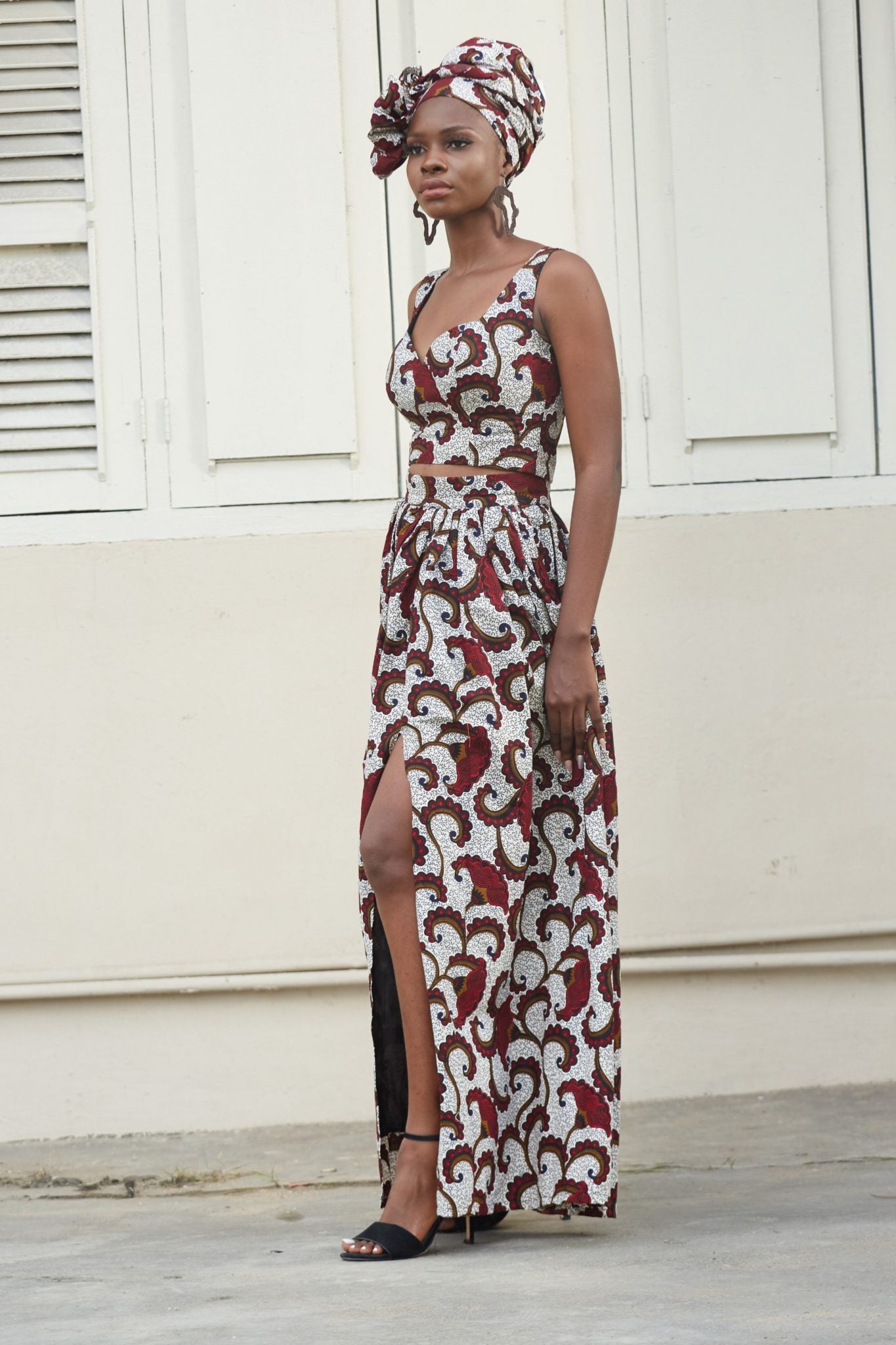DAKARAI African Print Ankara Crop Top