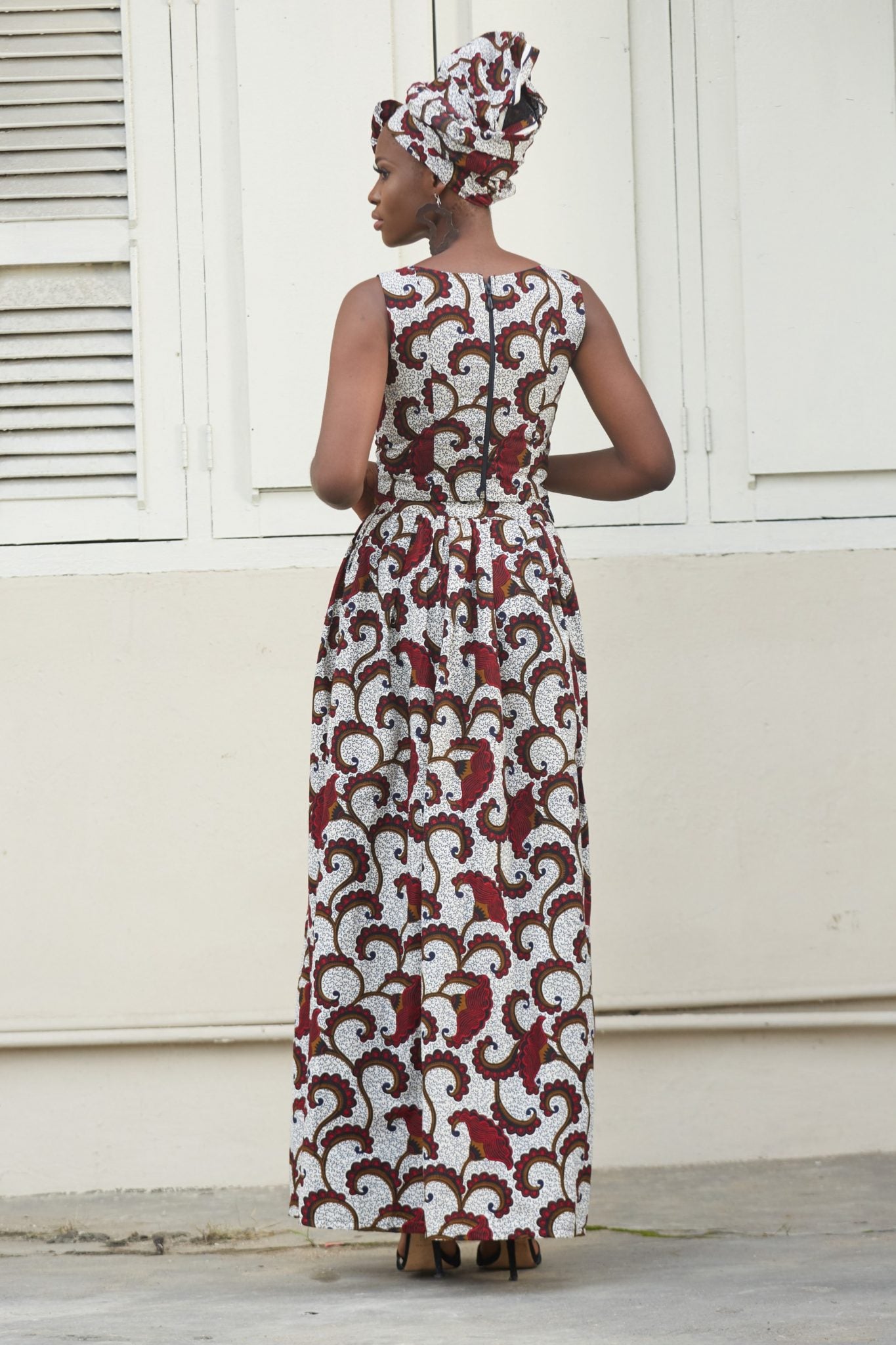 DAKARAI African Print Ankara Crop Top