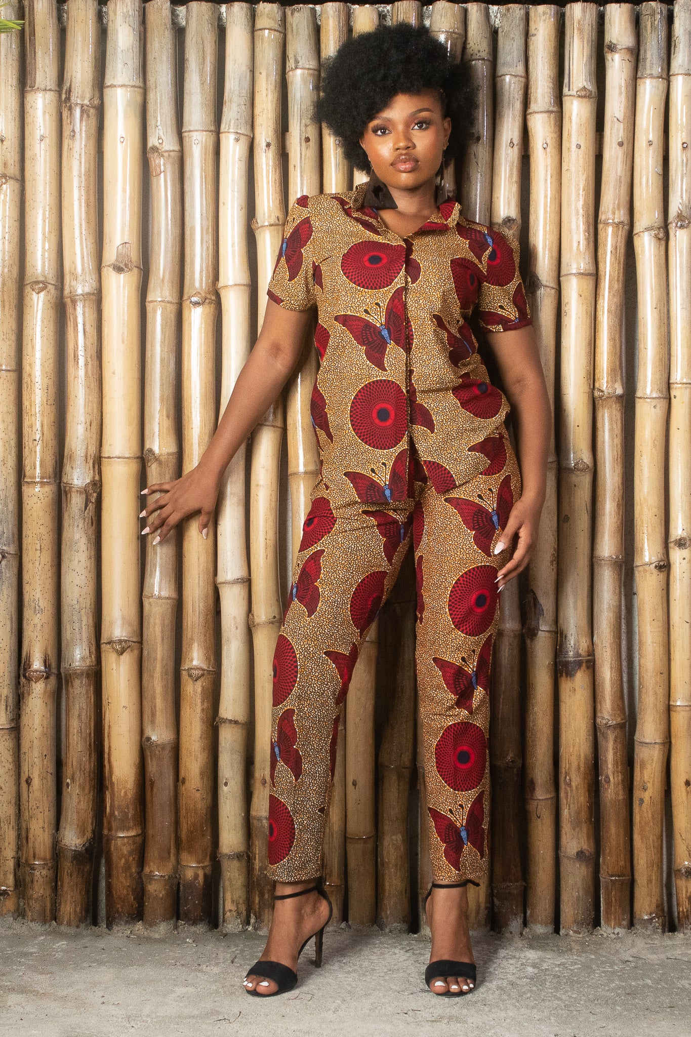 DEINA African Print Ankara Shirt