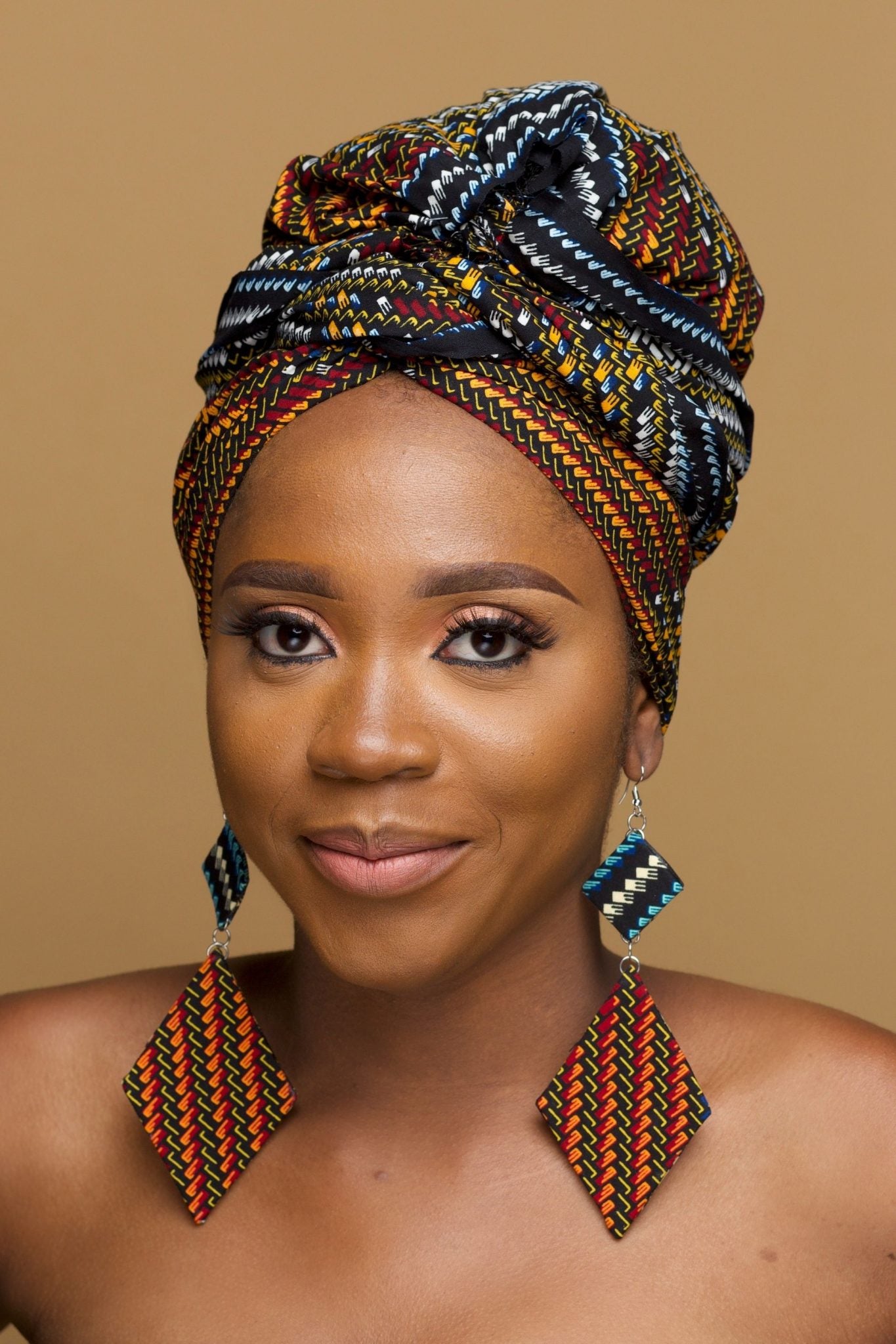DELE African Print Ankara Head Wrap