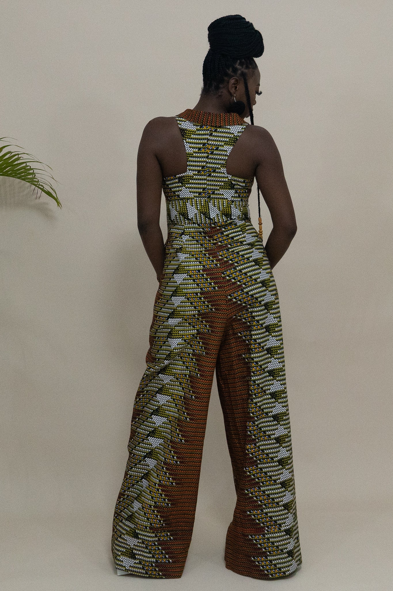 Dele African Print Ankara Jumpsuit