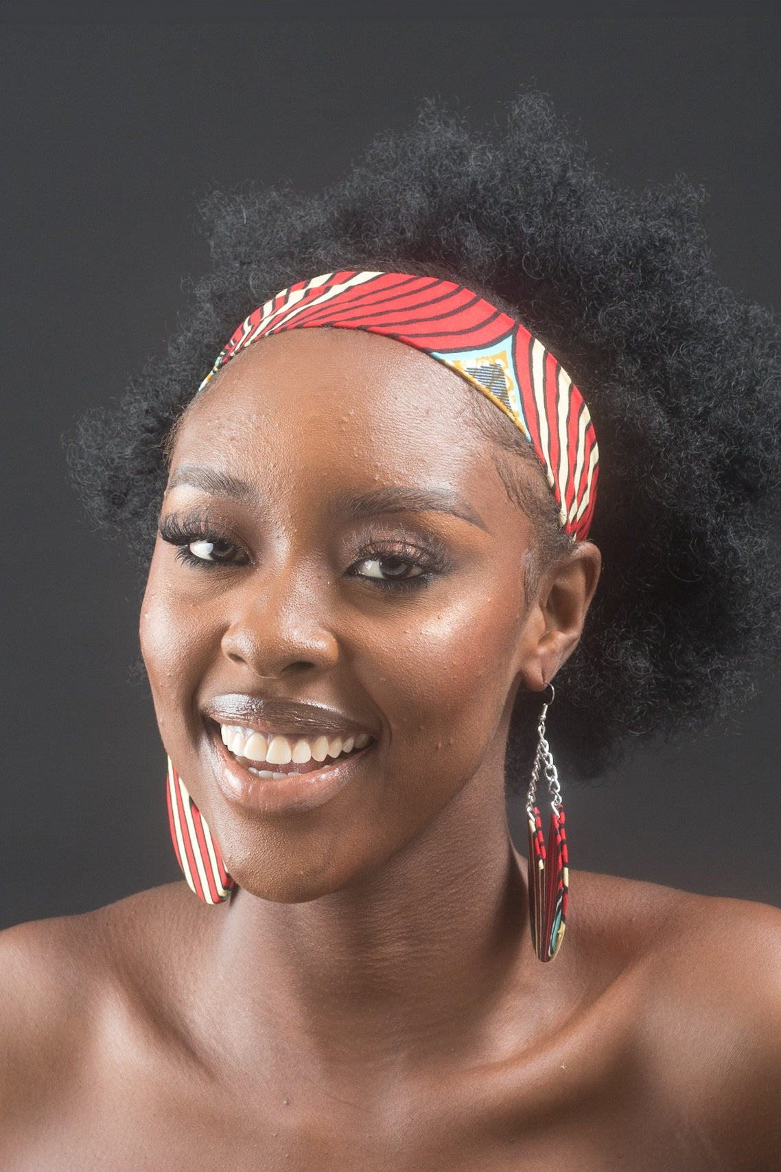 DUBEM African Print Ankara Plain Headband