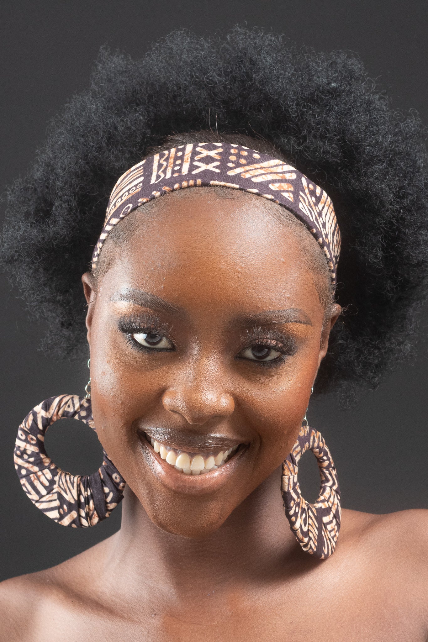 DUMI African Print Ankara Plain Headband