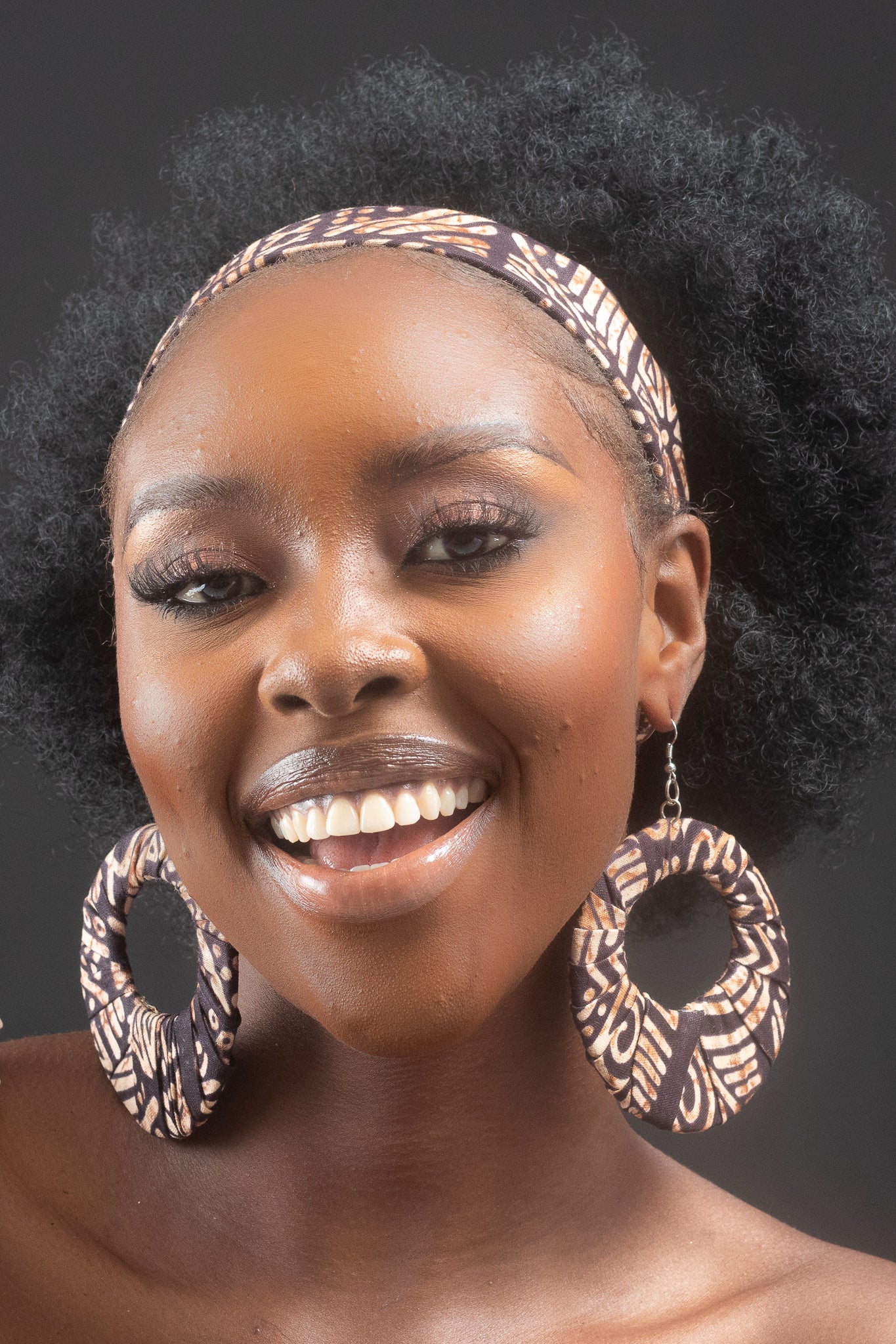 DUMI African Print Ankara Plain Headband