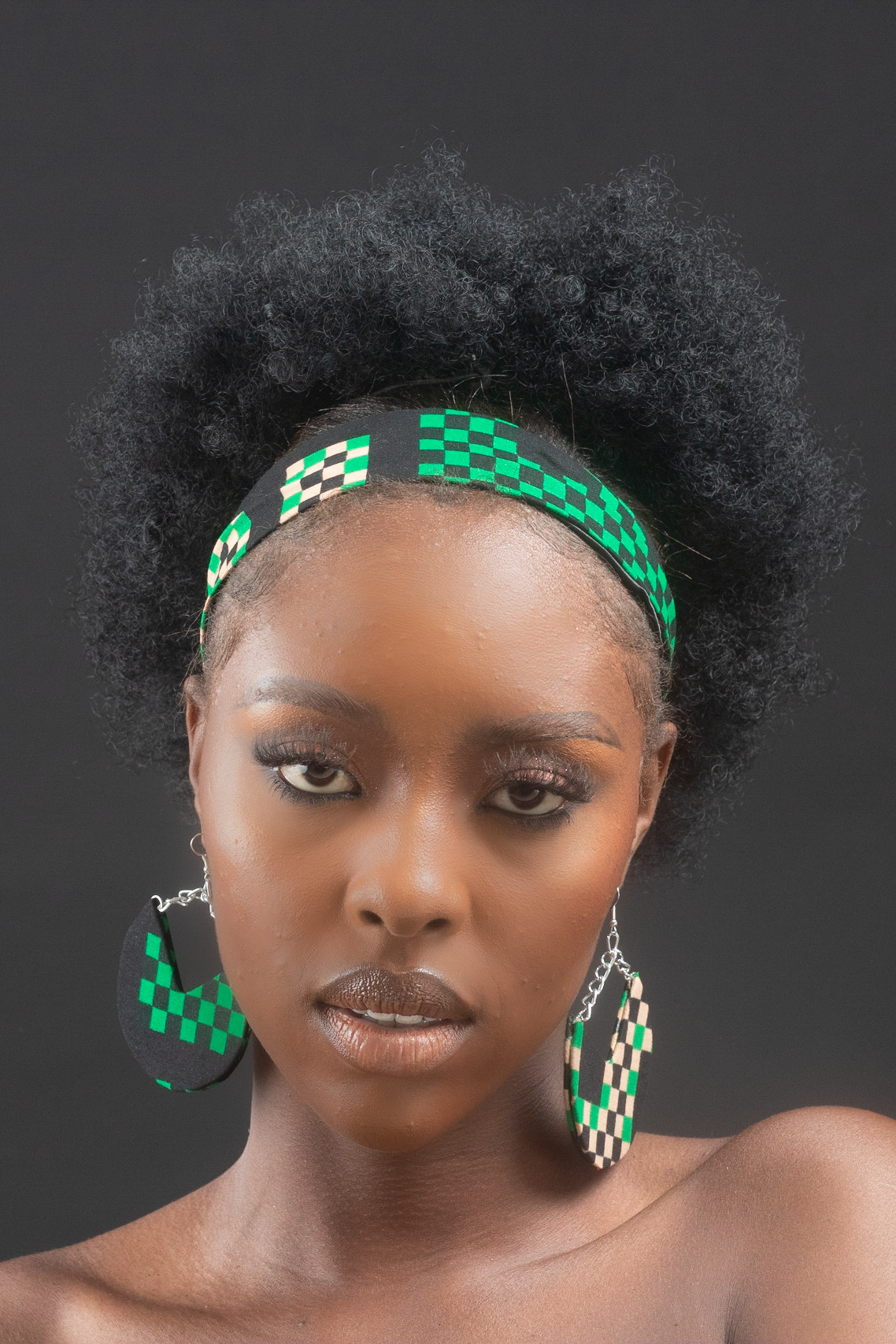 ENAN African Print Ankara Plain Headband