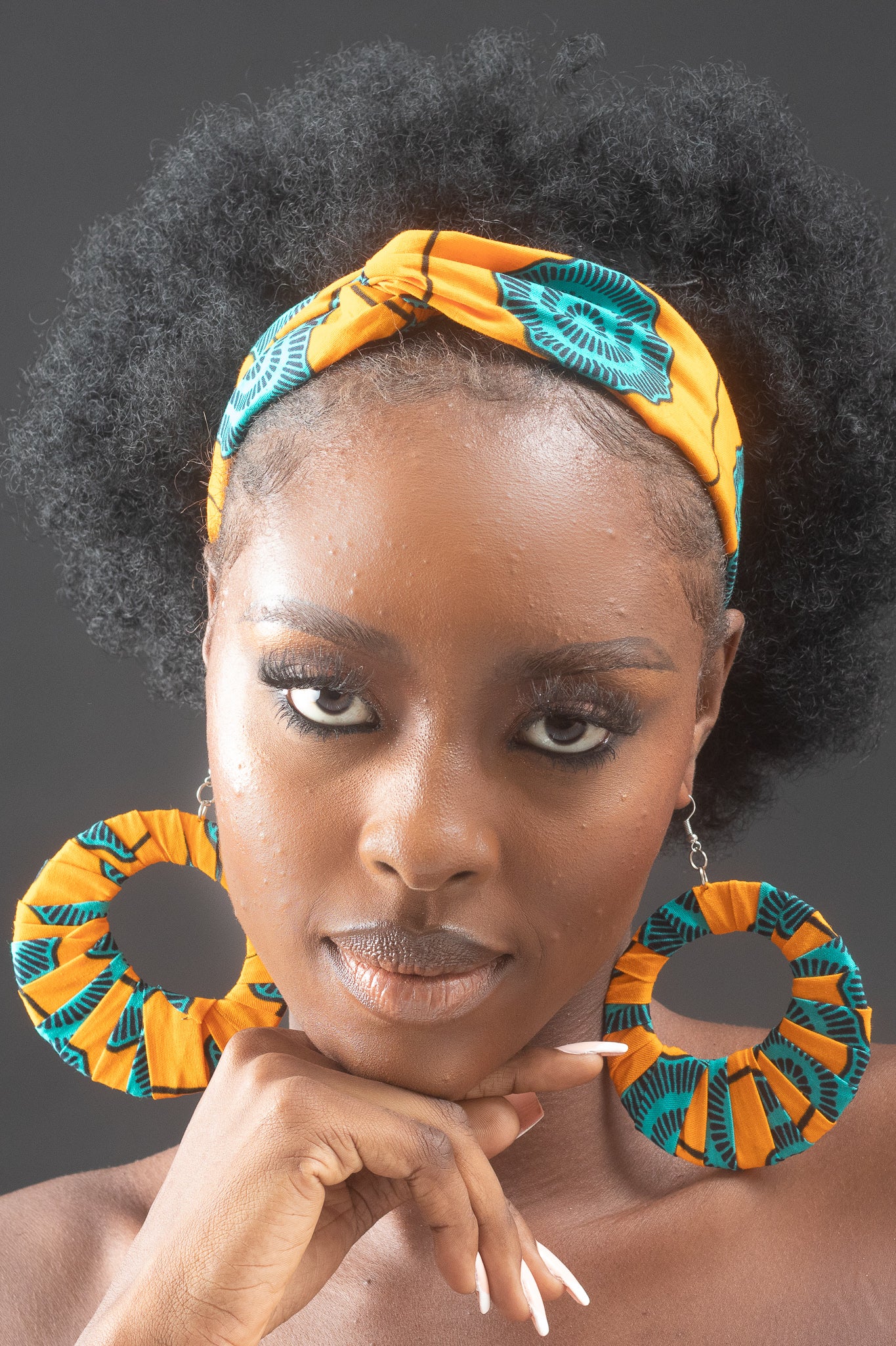HAZINA African Print Ankara Twist Headband