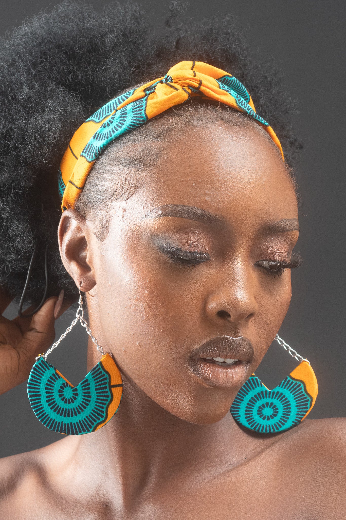HAZINA African Print Ankara Twist Headband