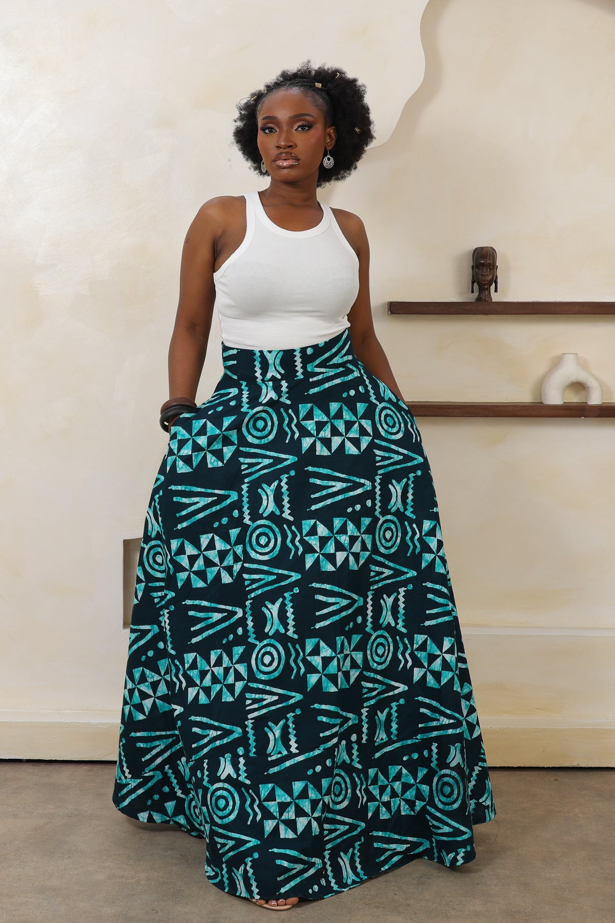 IYABO Flared Maxi Skirt - Women