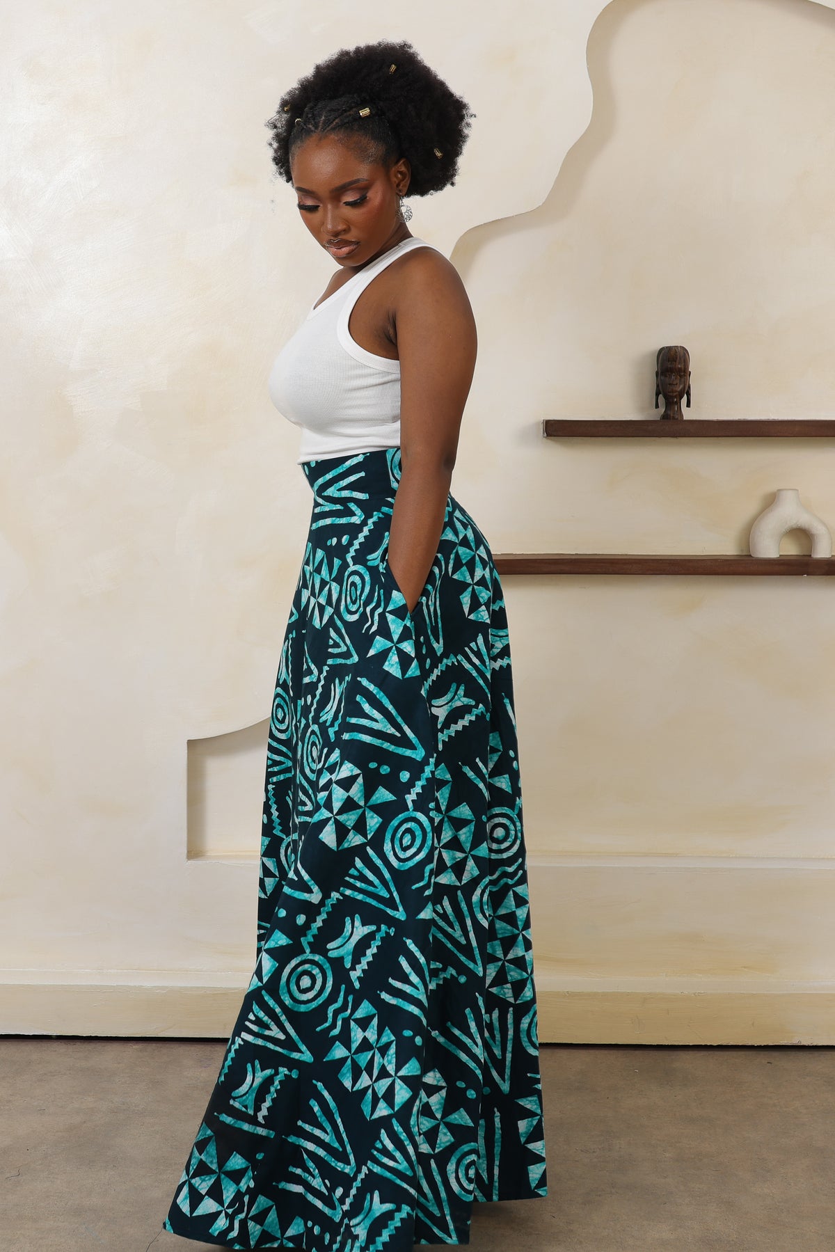 IYABO Flared Maxi Skirt - Women