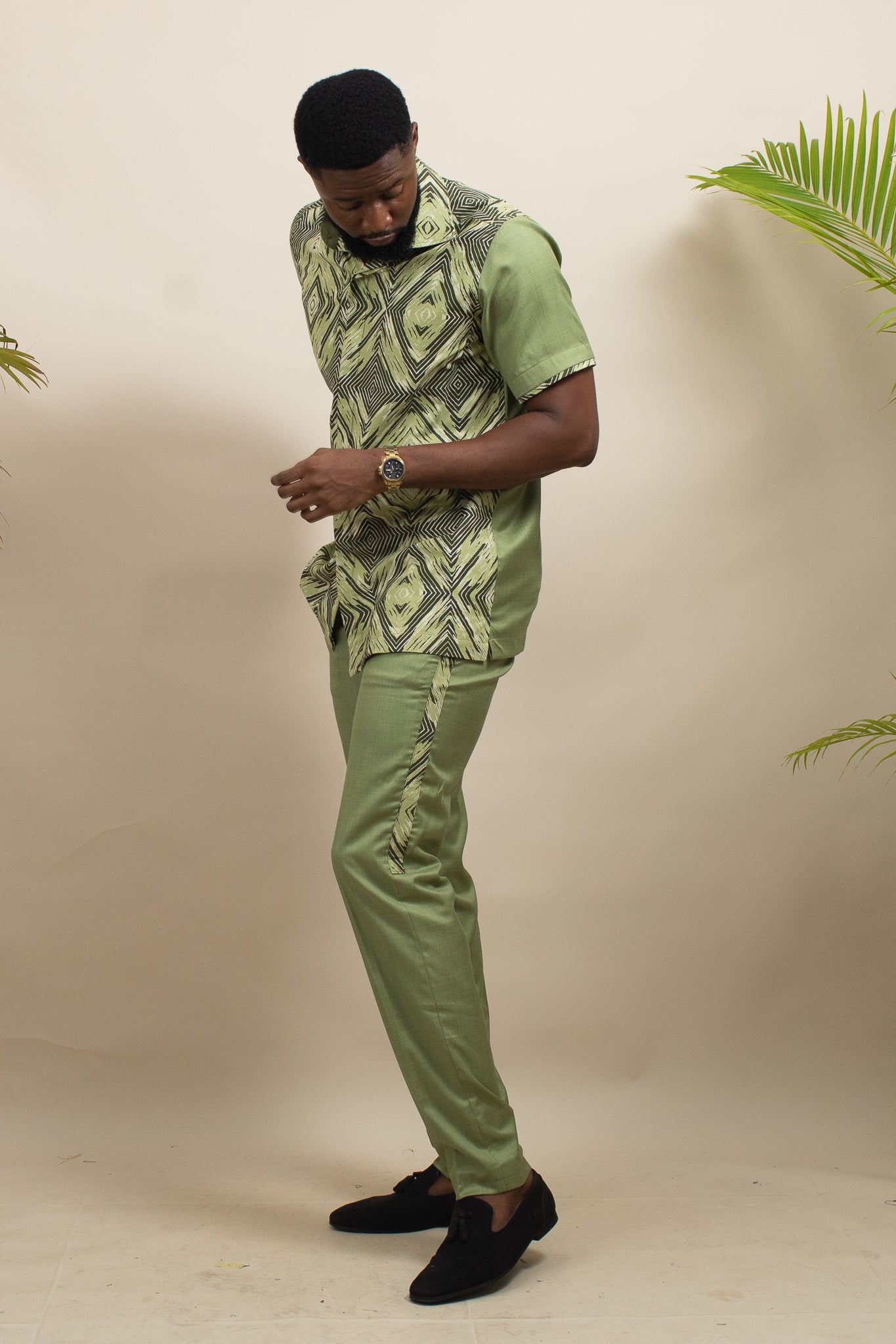 Iyin African Print Ankara Trouser Suit