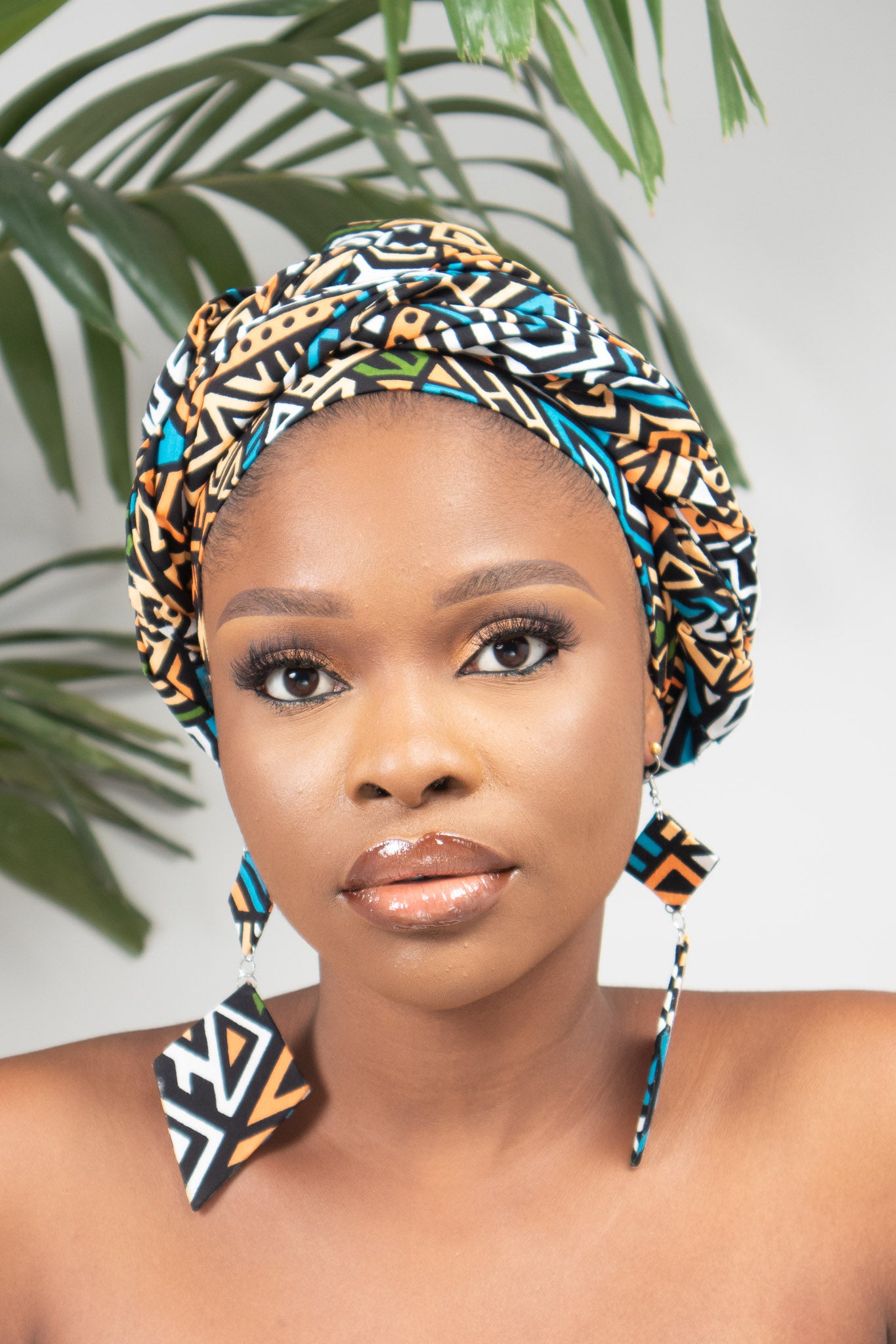 JELANI Ankara Head Wrap — African print head wrap by Naborhi