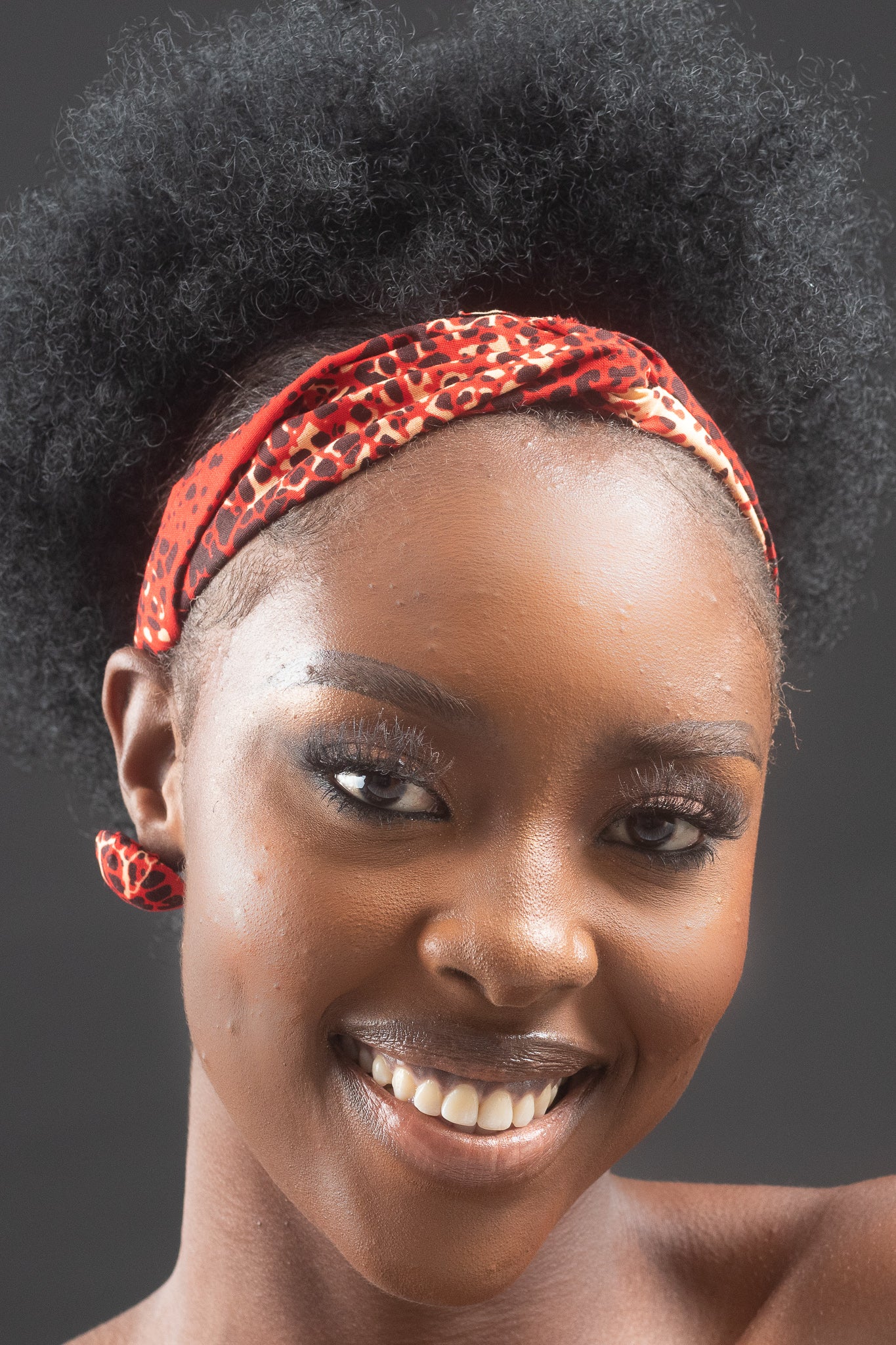 KABILI African Print Ankara Button Earrings