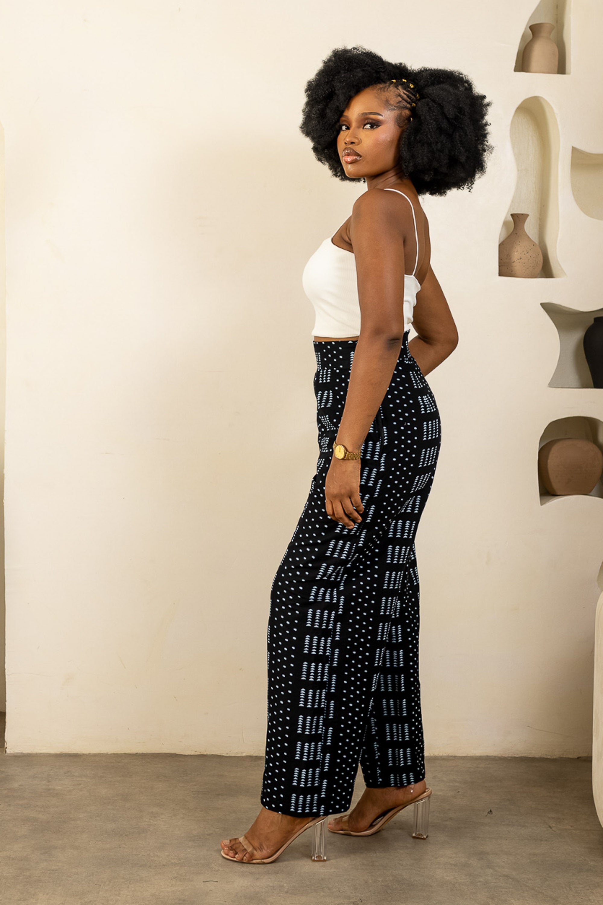 KELE Ankara Palazzo Trousers - Women