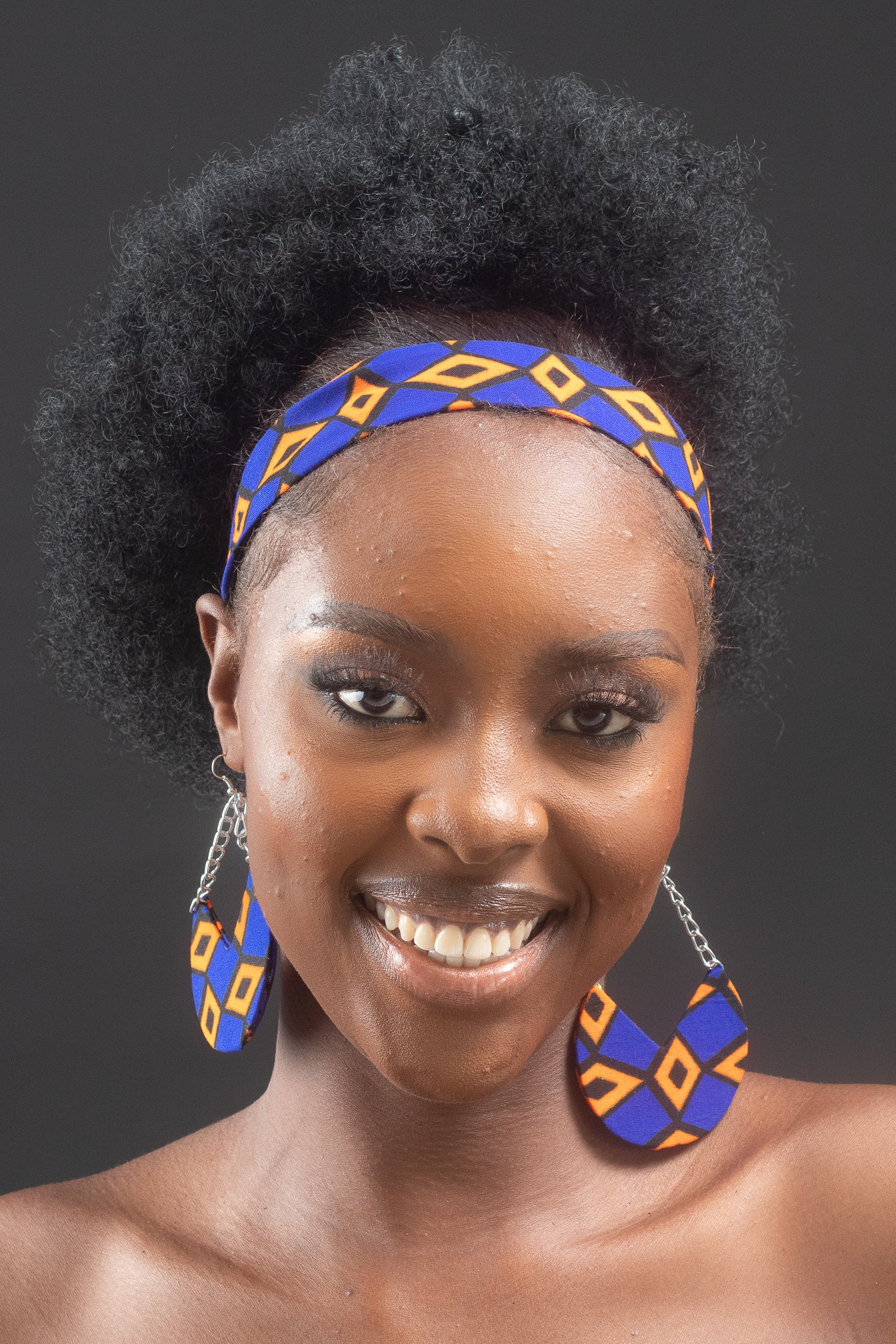 KETURAH African Print Ankara Plain Headband