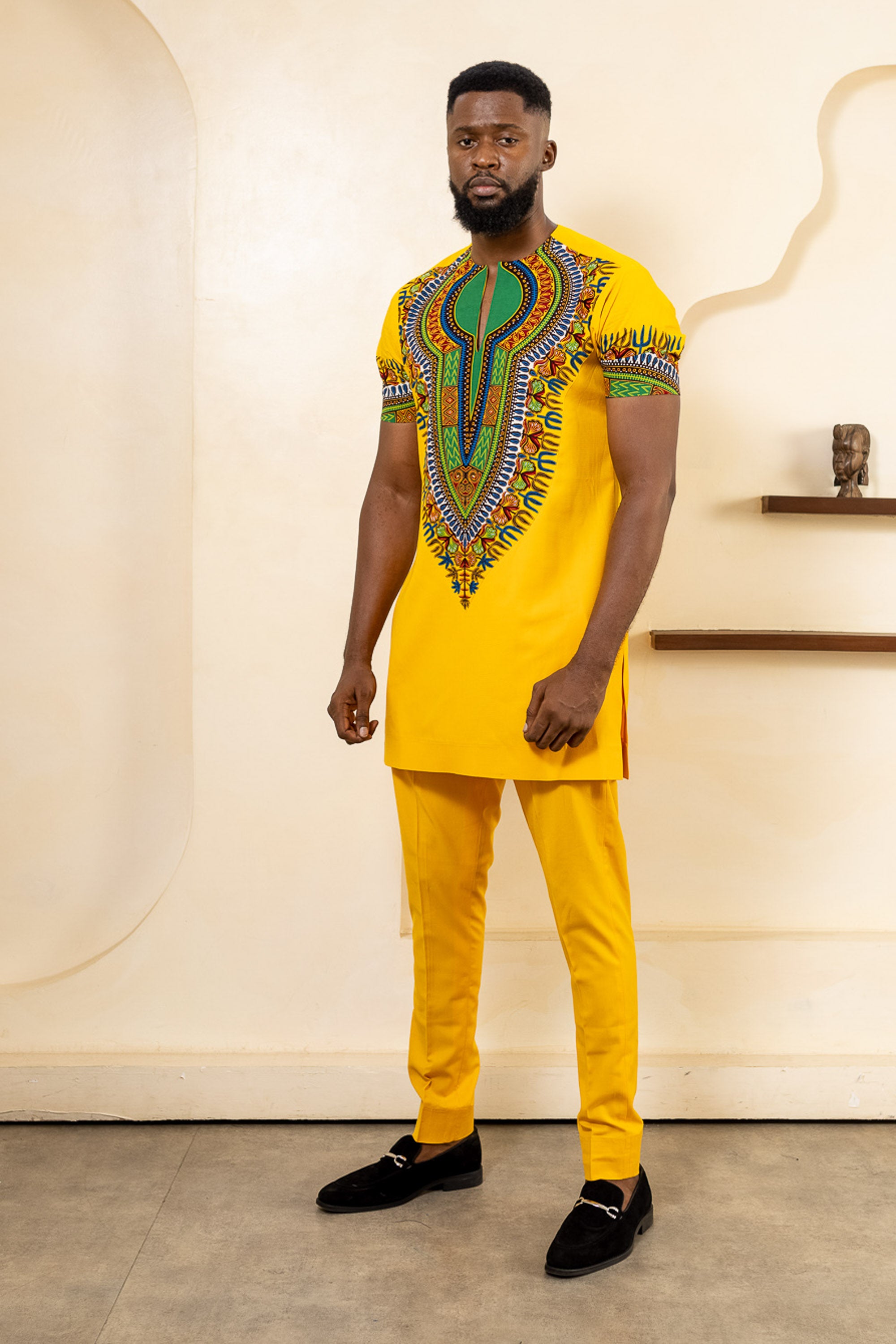 LEKE Ankara Shirt - Men