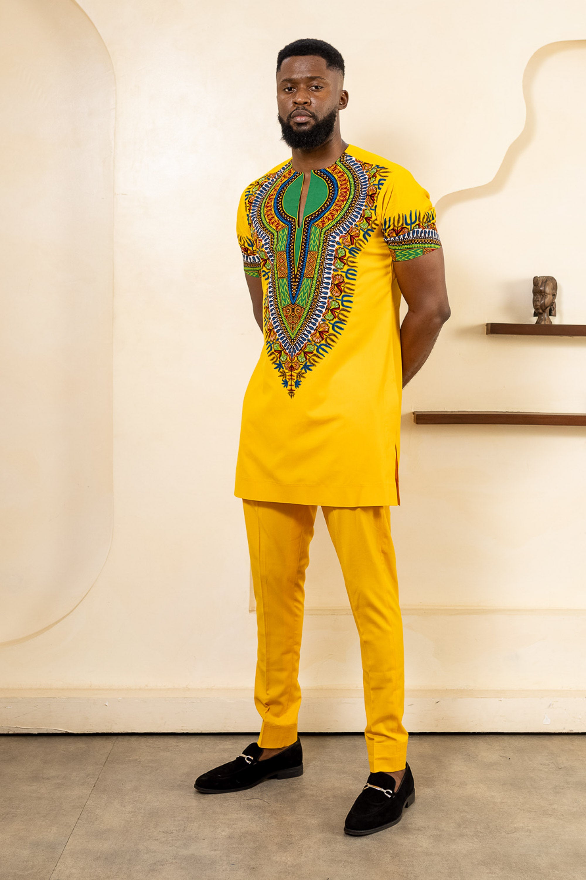 LEKE Ankara Shirt - Men