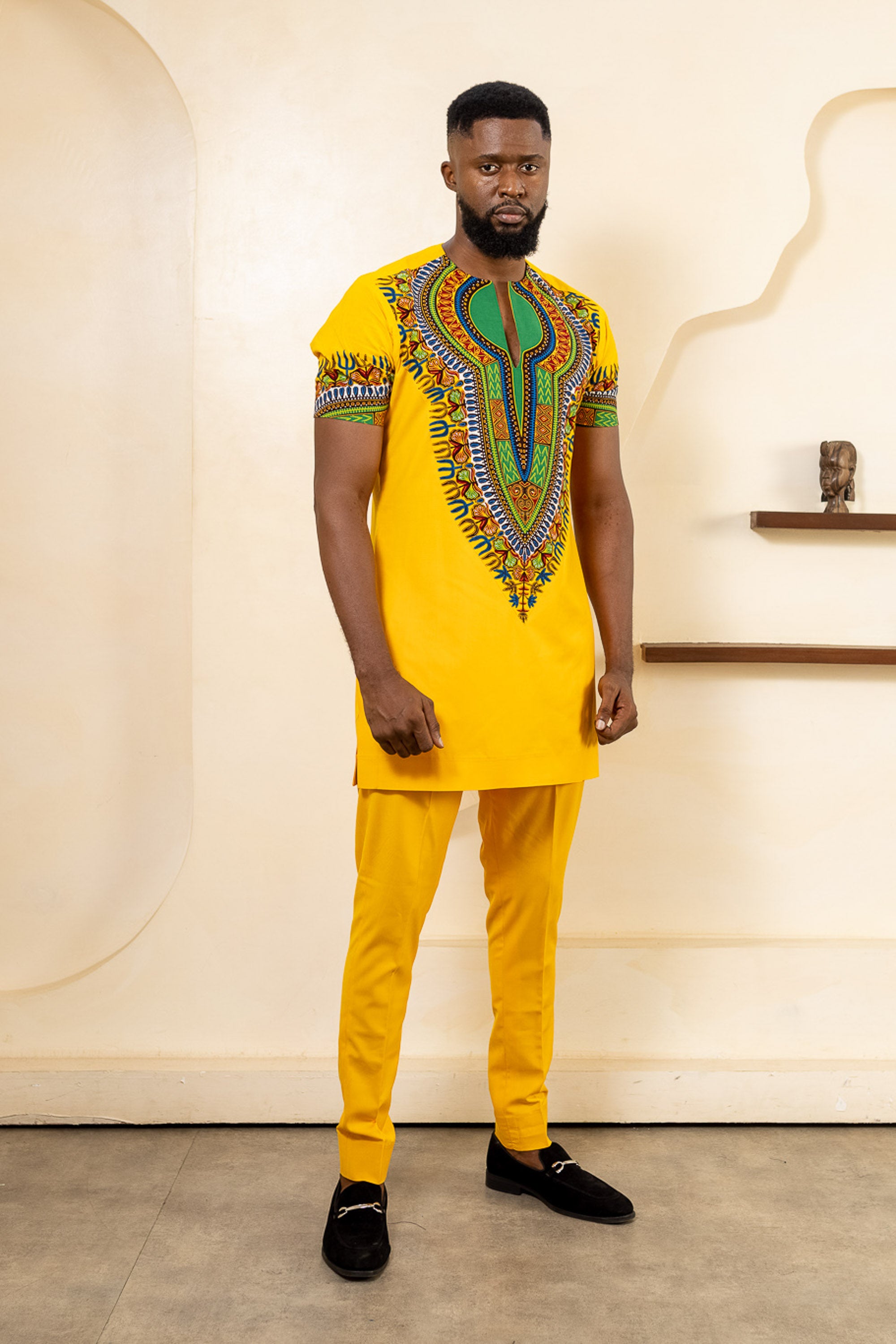 LEKE Ankara Shirt - Men