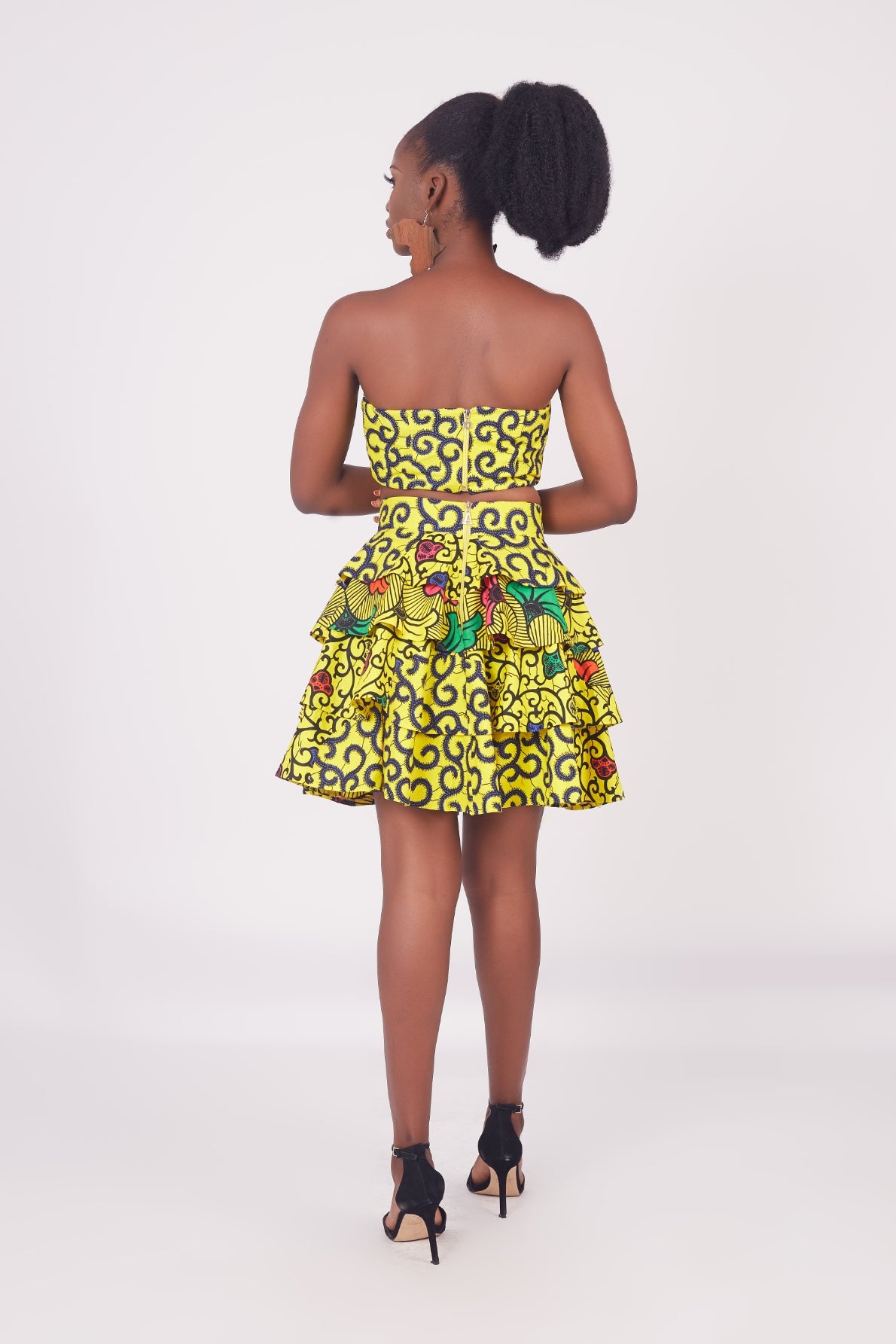 LULU African Print Ankara Short Skirt