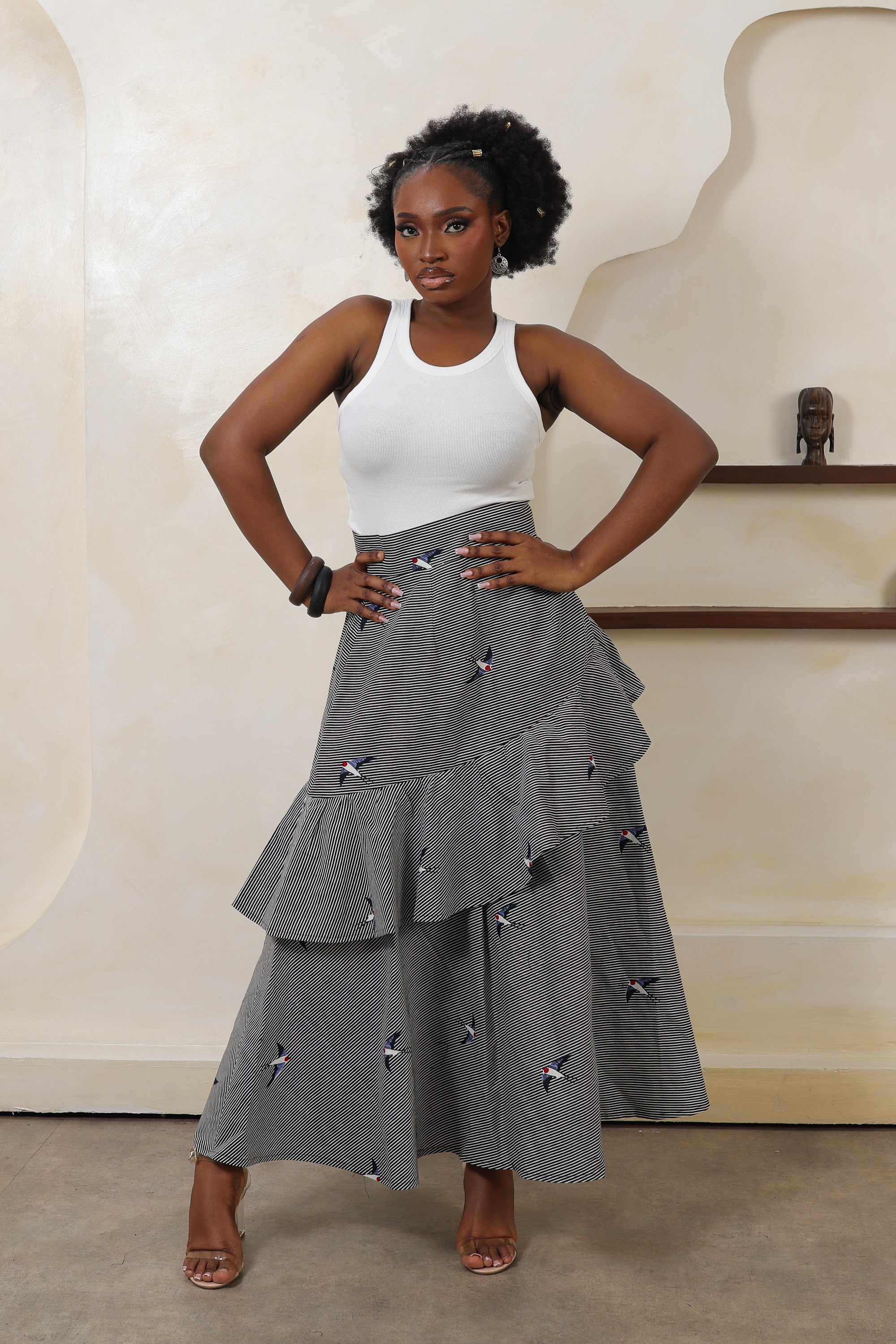 MORENIKE Double Flared Skirt - Women