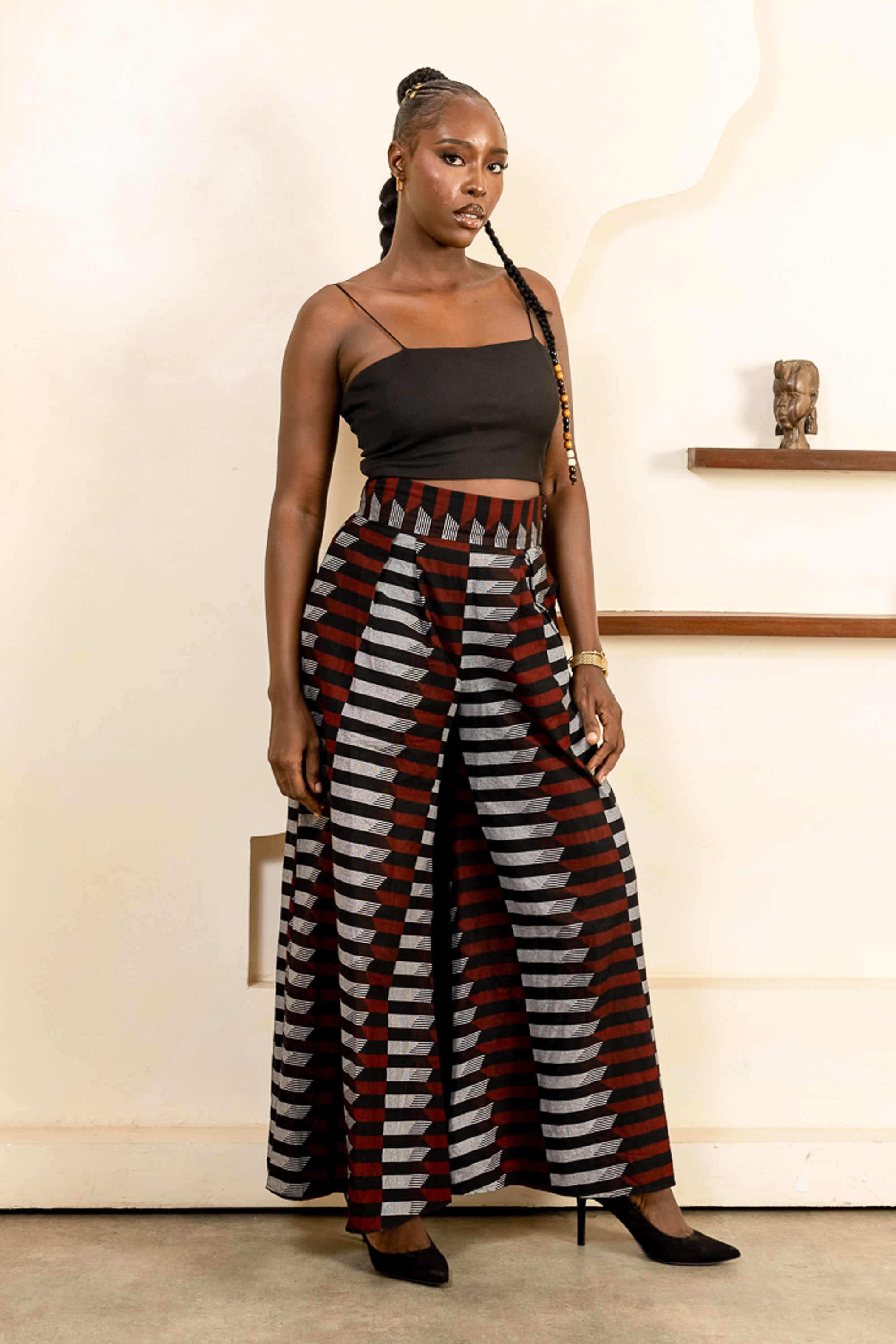 MOYA Ankara Palazzo Trousers - Women