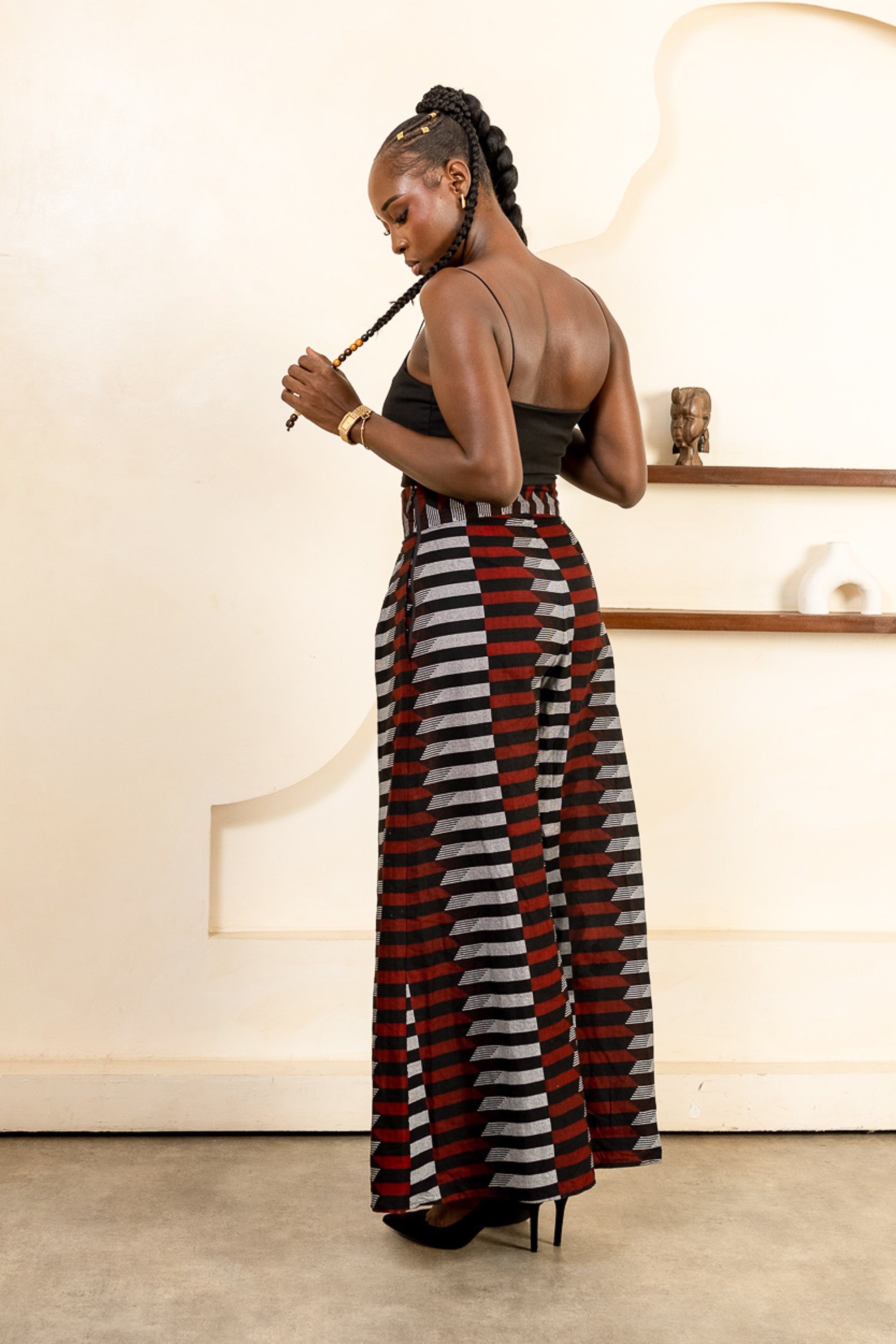 MOYA Ankara Palazzo Trousers - Women