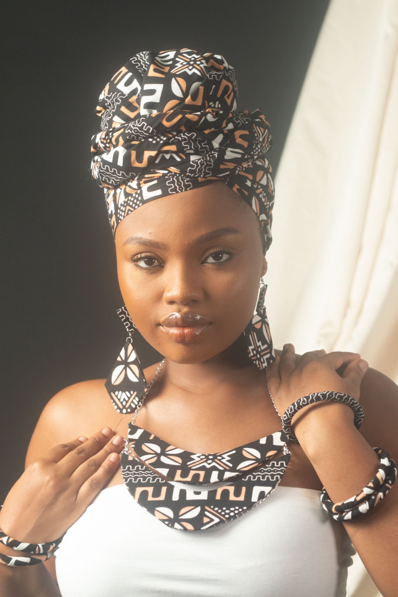NANA Ankara Head Wrap — African print head wrap by Naborhi