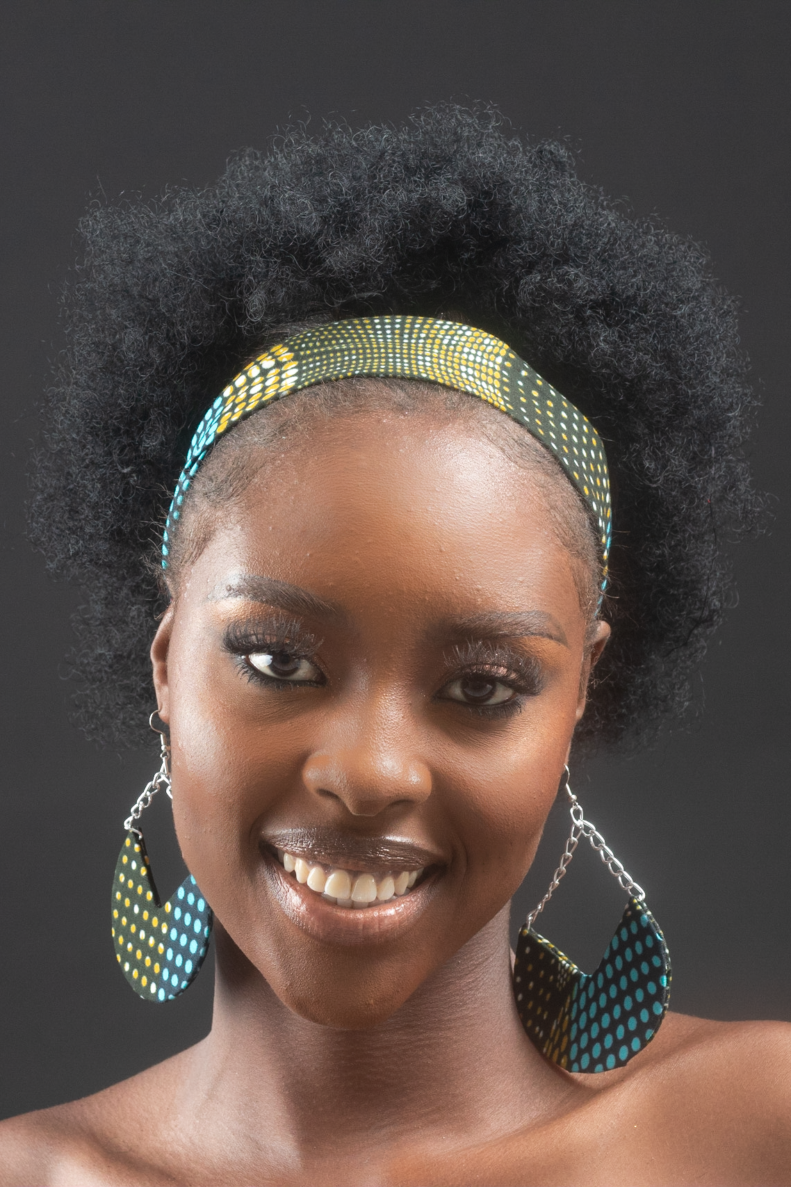 NATA African Print Ankara Plain Headband