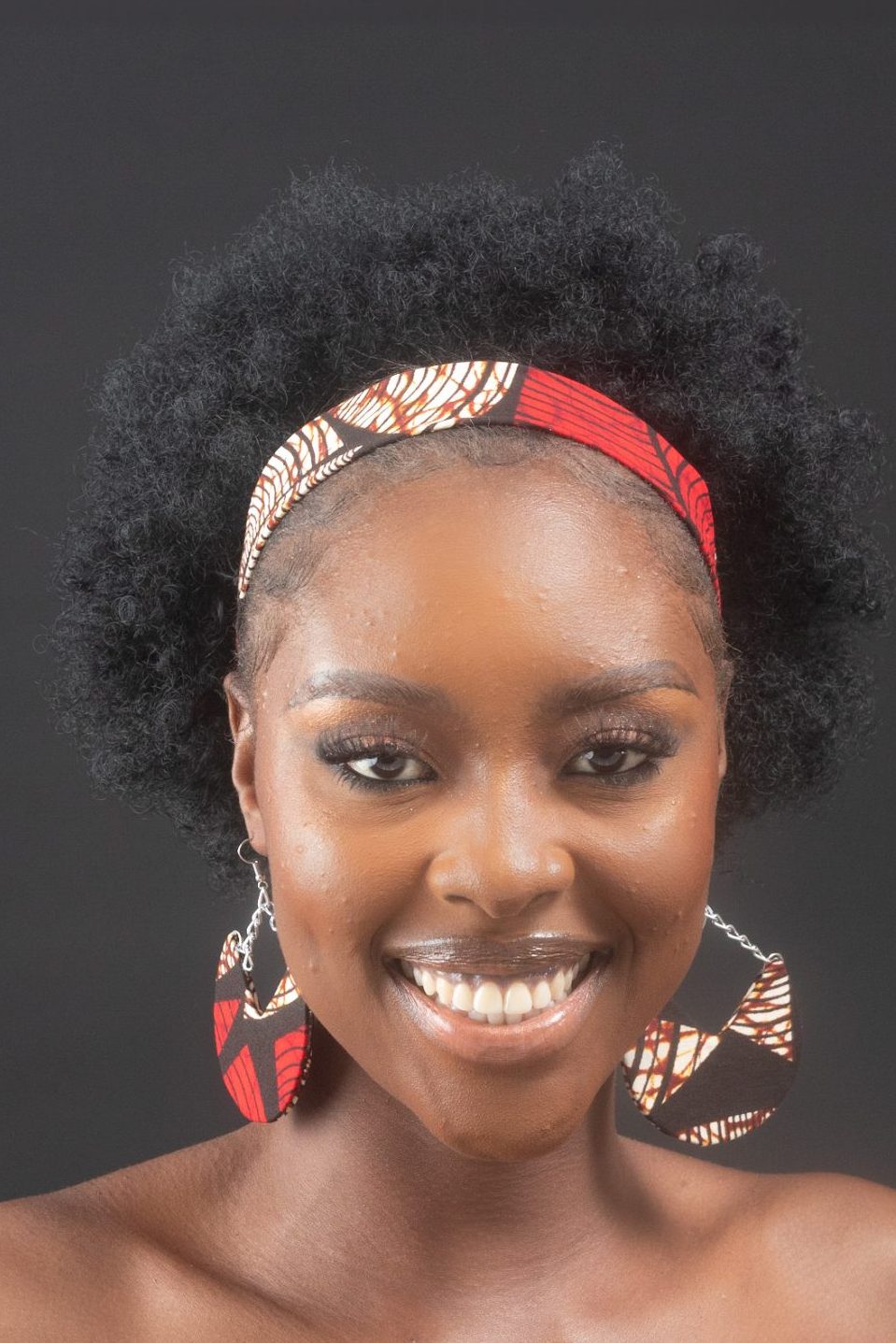 NEEMA African Print Ankara Plain Headband