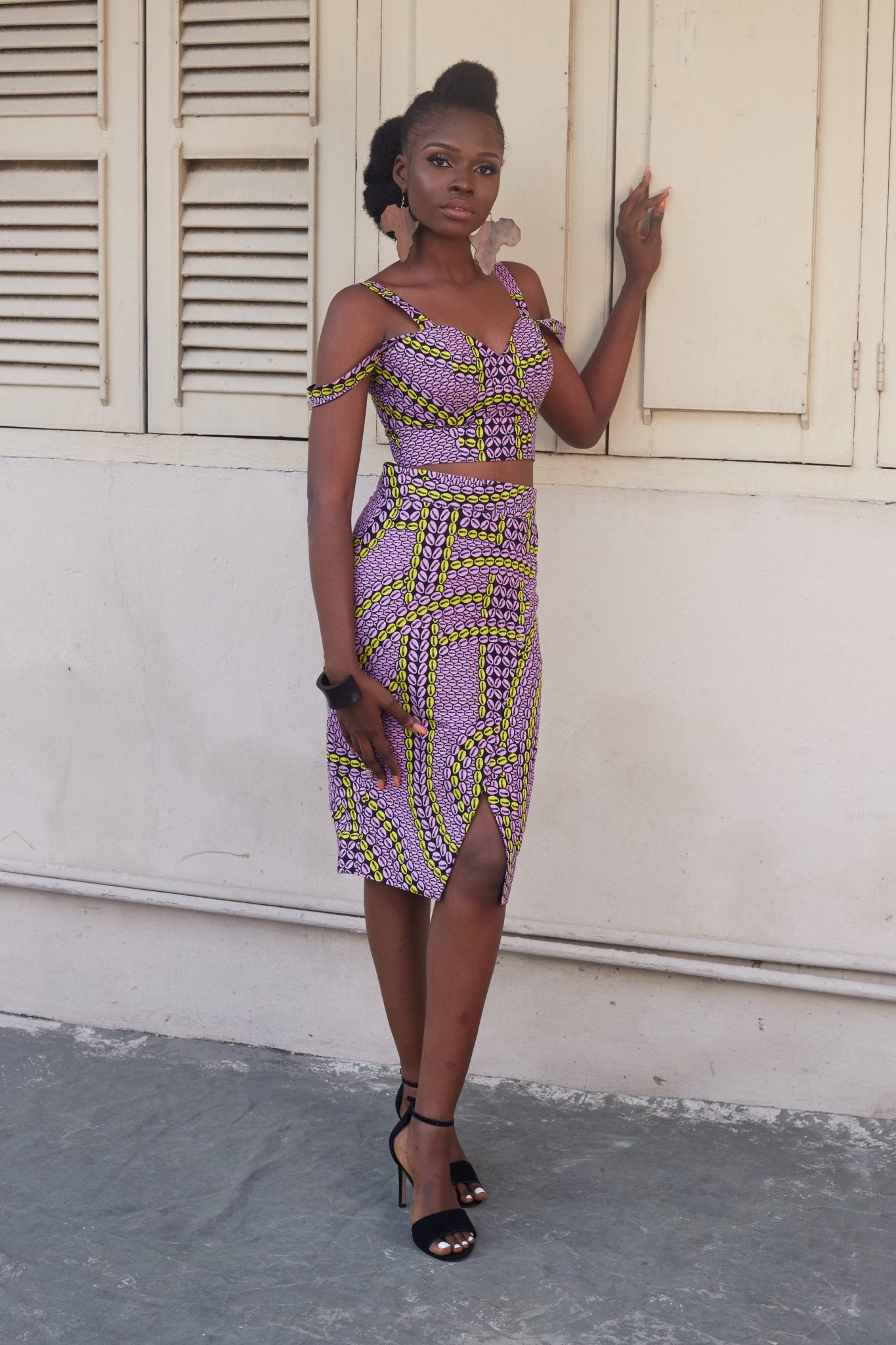 RACHELLE African Print Ankara Crop Top