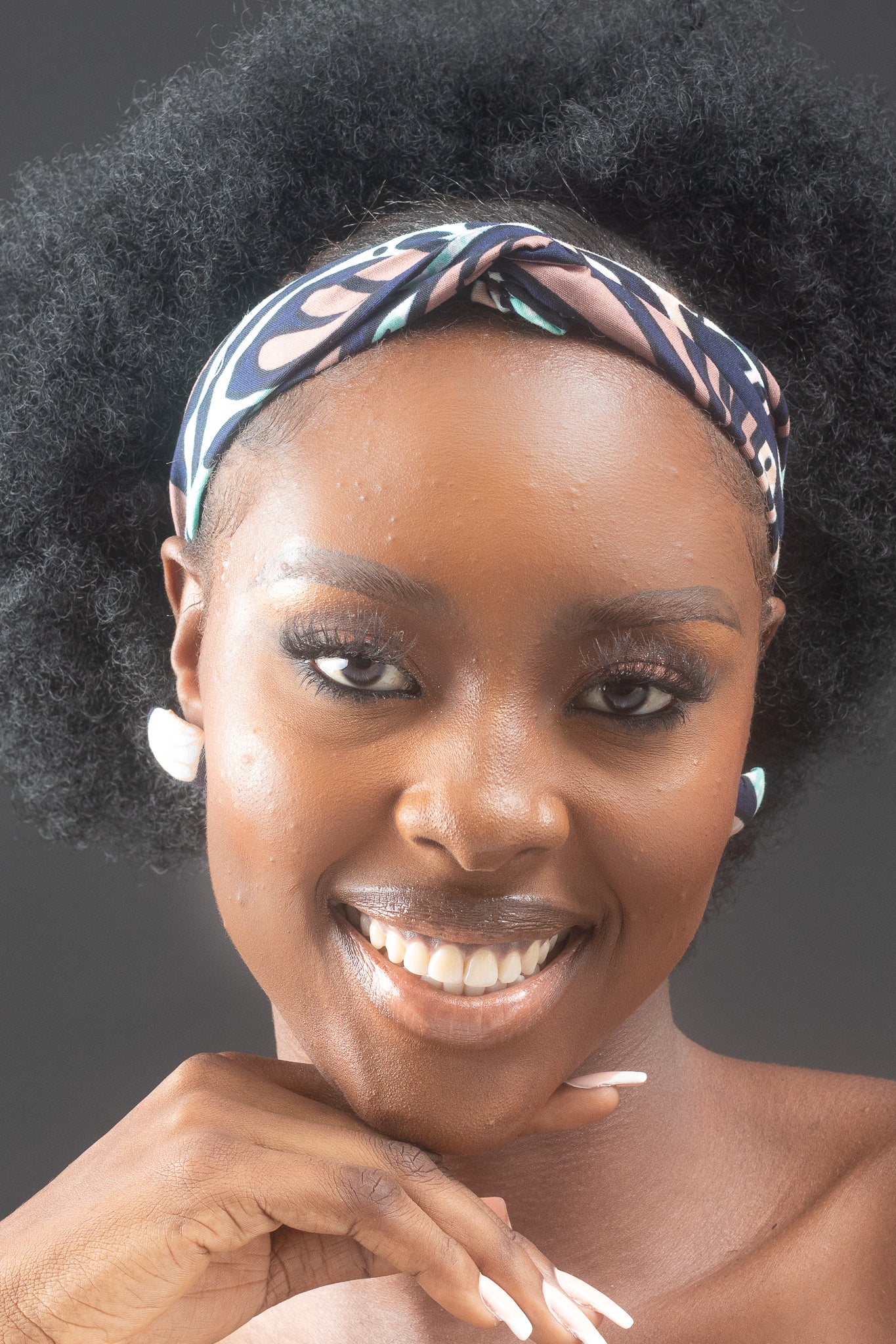 SIMI African Print Ankara Plain Headband