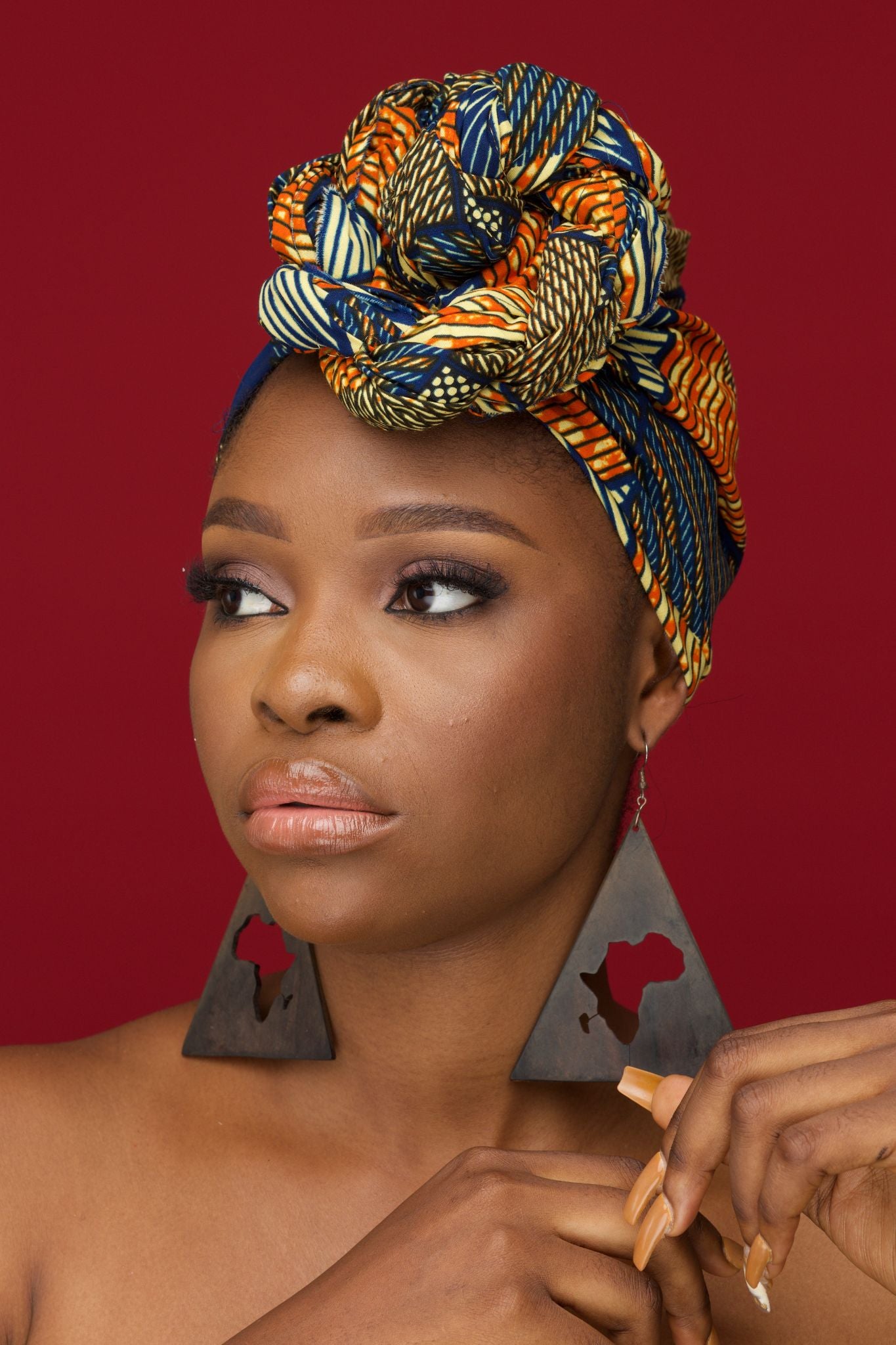 SUWA Ankara Head Wrap — African print head wrap by Naborhi