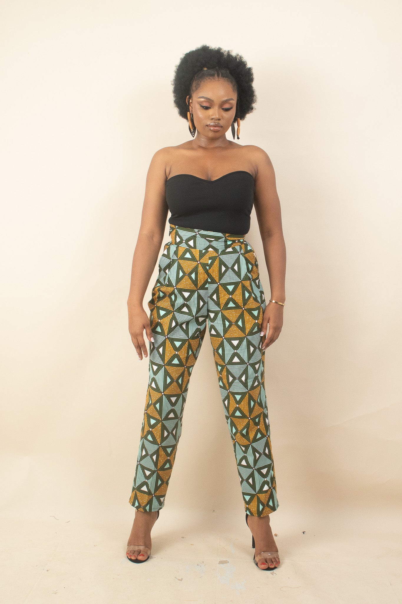 TABIRI African Print Women Trousers
