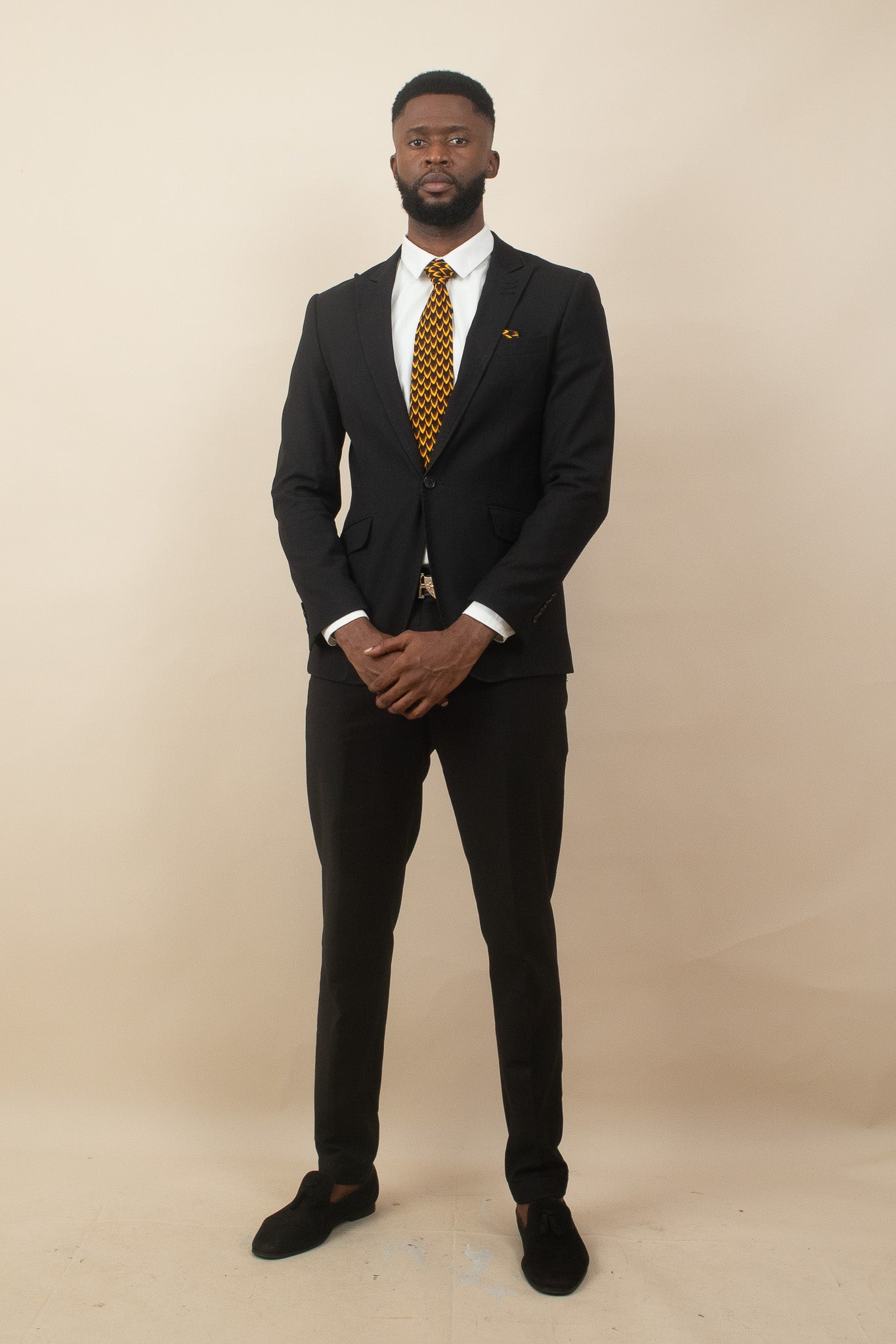 TAJU African Print Tie