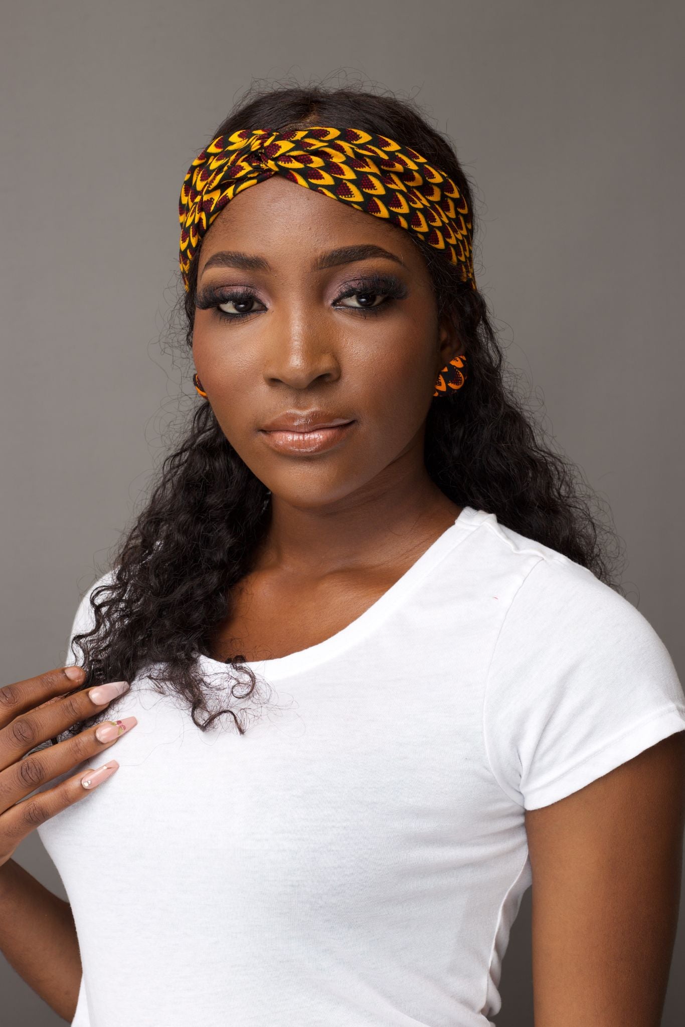 TAJU / AIYSHA  African Print Twist Turban Headband