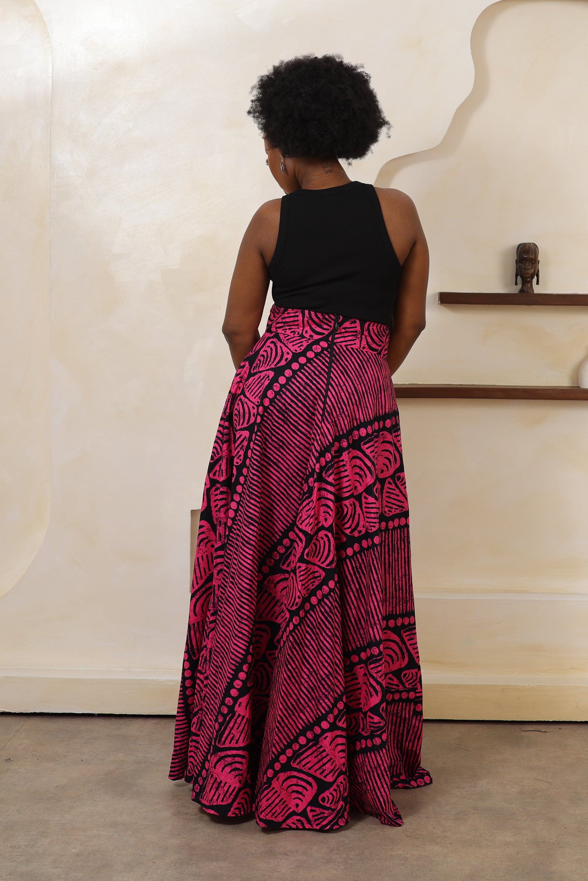 YINKA Flared Maxi Skirt - Women