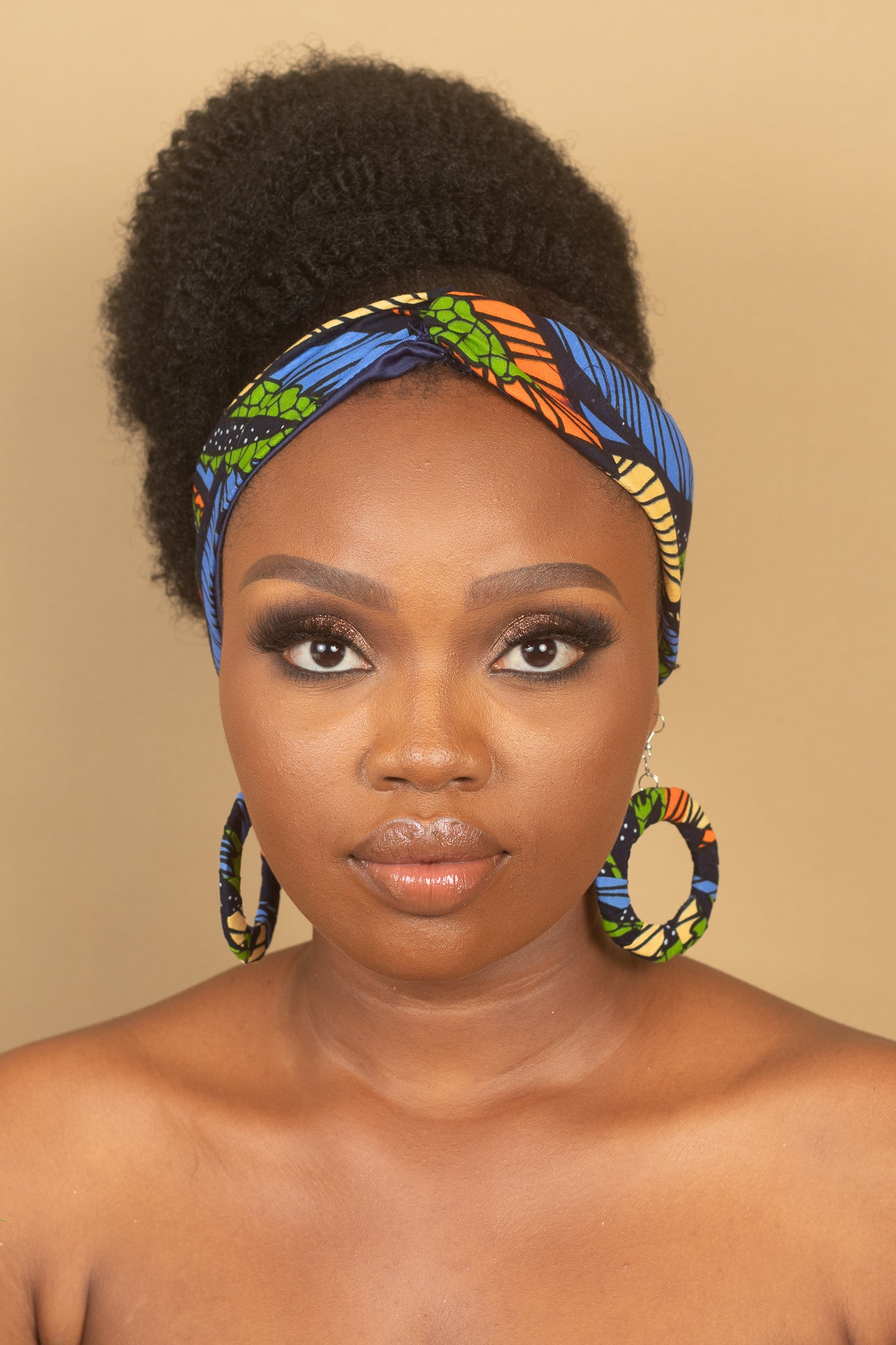 ZENA Ankara Twist Headband — African print headband by Naborhi
