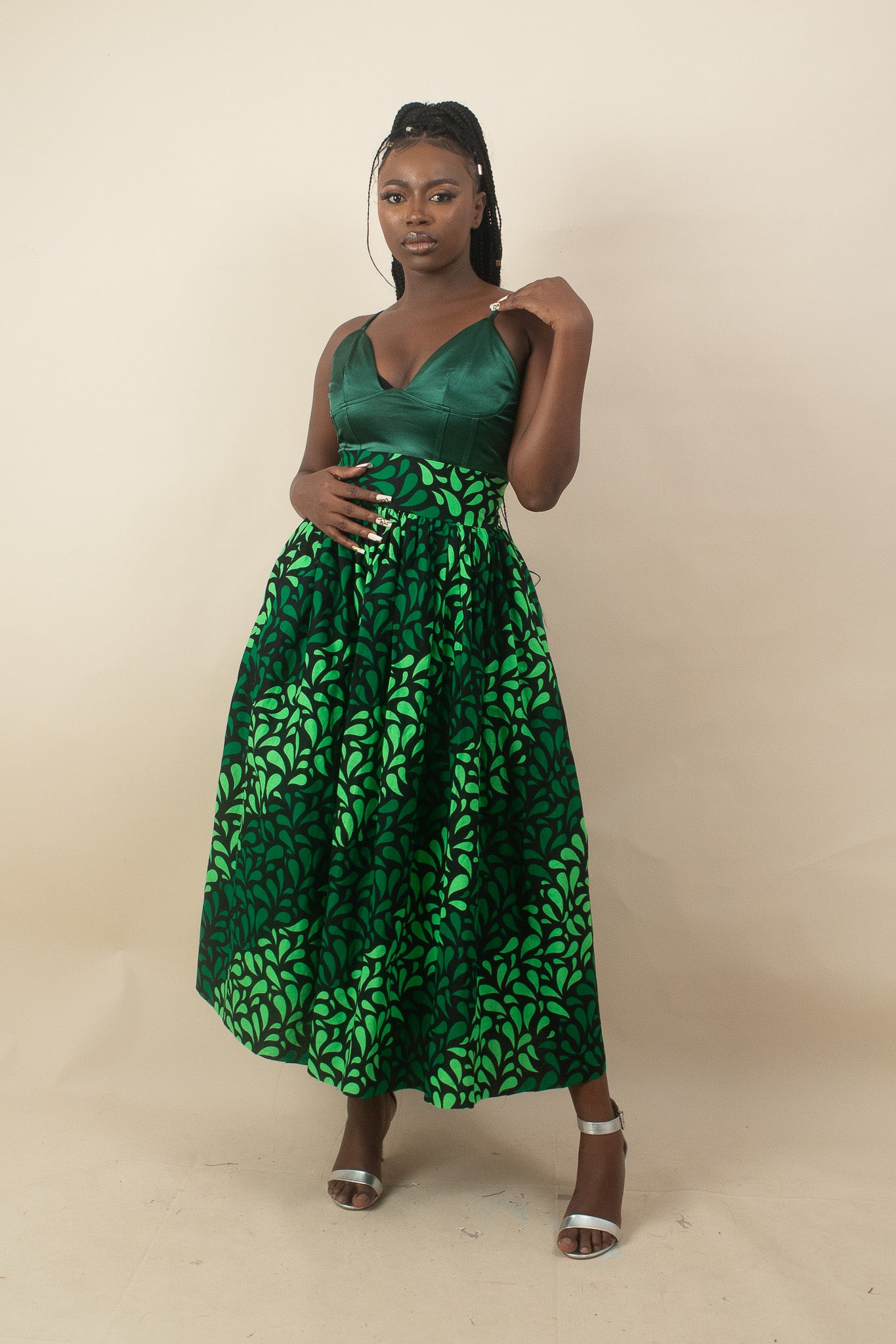 ZORLE African Print Skirt