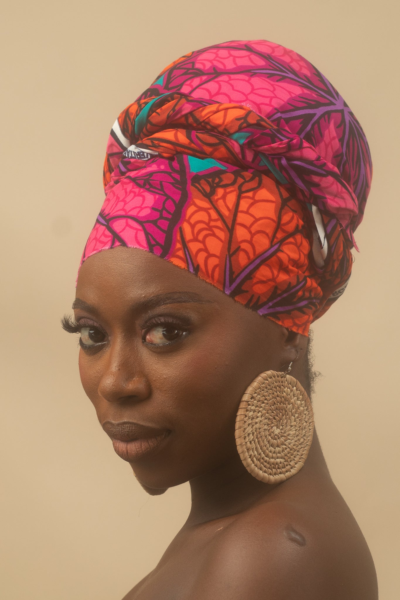 ZURI African Print Head Wrap